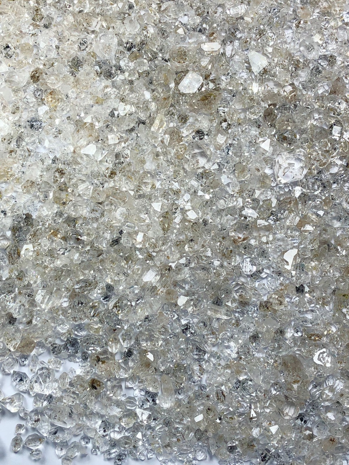Excellent DIAMOND QUARTZ Crystals lot- Pakimers – 430 grams – from Pakistan