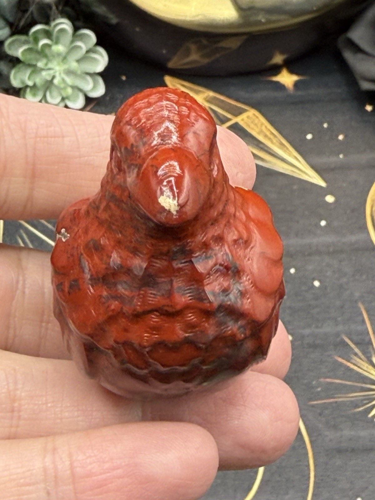 Natural Lapis Lazuli Trolleite Red Jasper carved Birds You choose Free shipping
