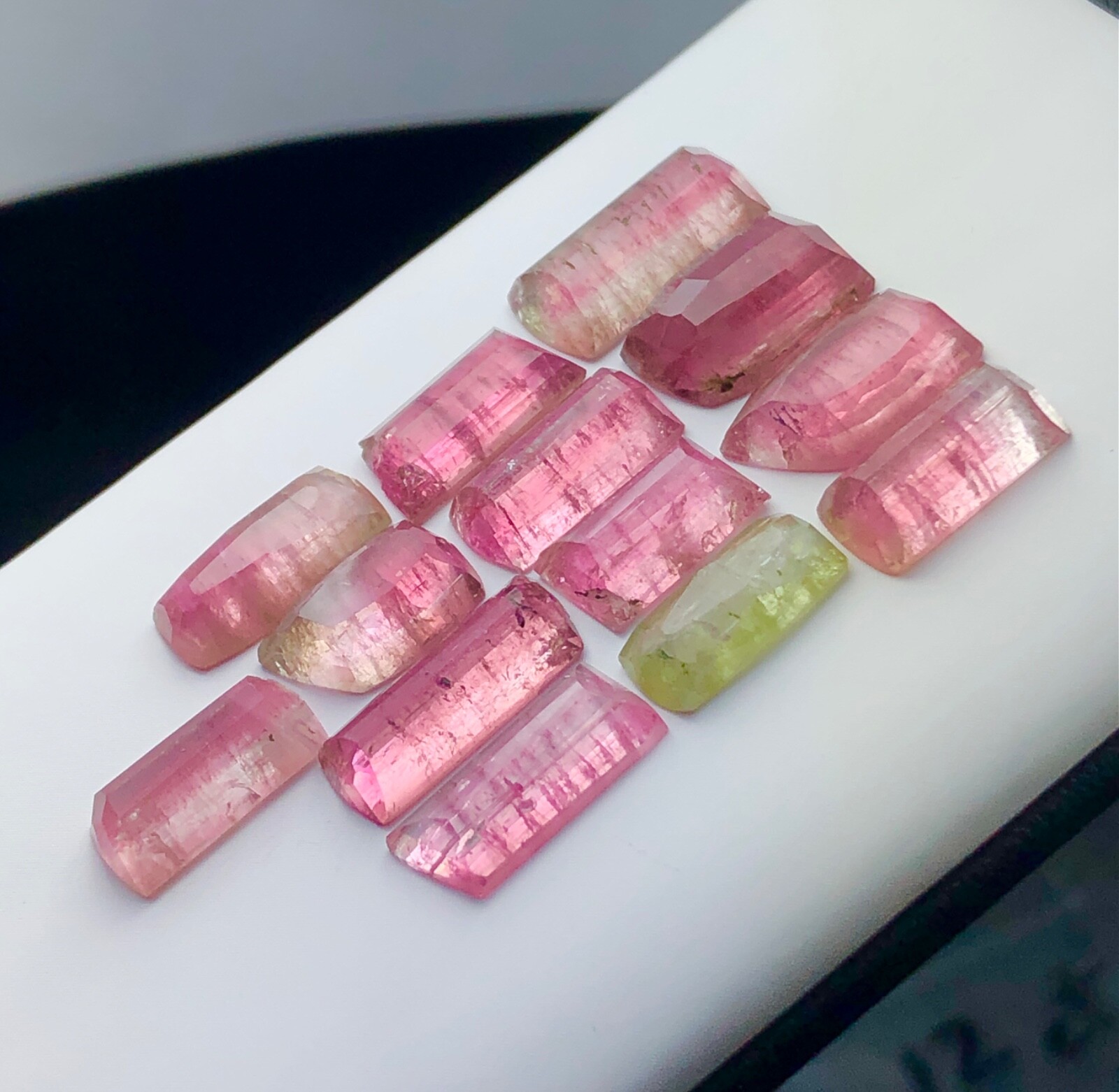 30 Carts Beautiful Mix Color Tourmaline Rosecuts 100% Natural from Afghanistan