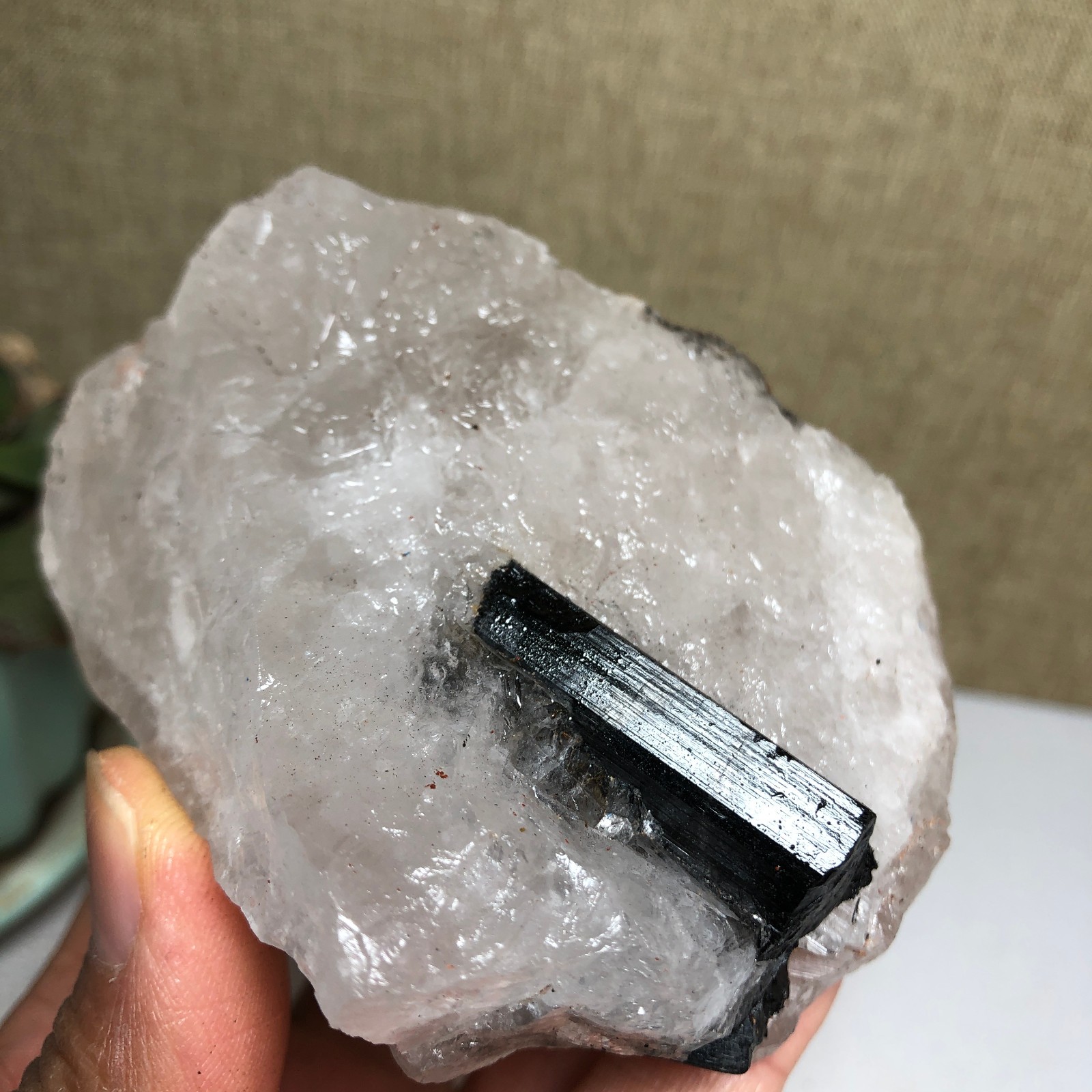 Natural tourmaline Crystal paragenesis gemstone original Specimen 290g A1684