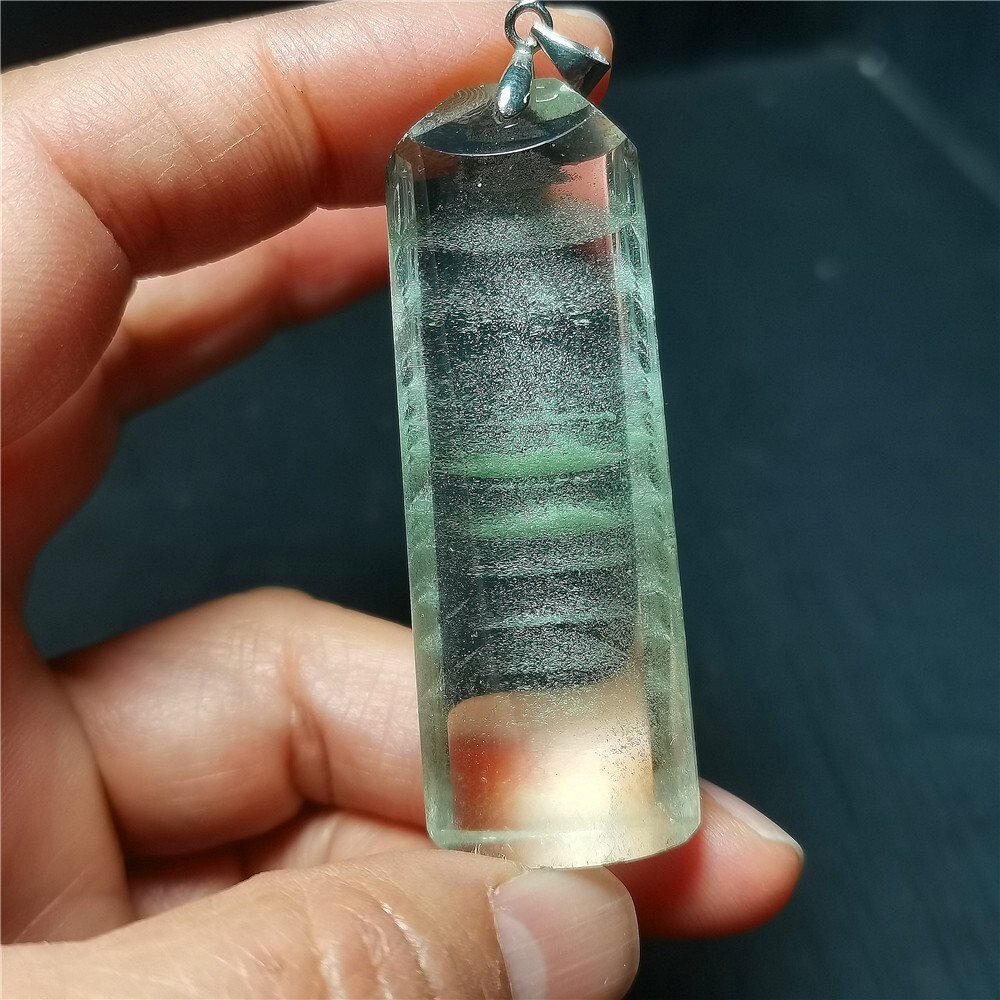 Rare Clear Golden Rutilated Inclusions Quartz Gold Needles Crystal WYY2893