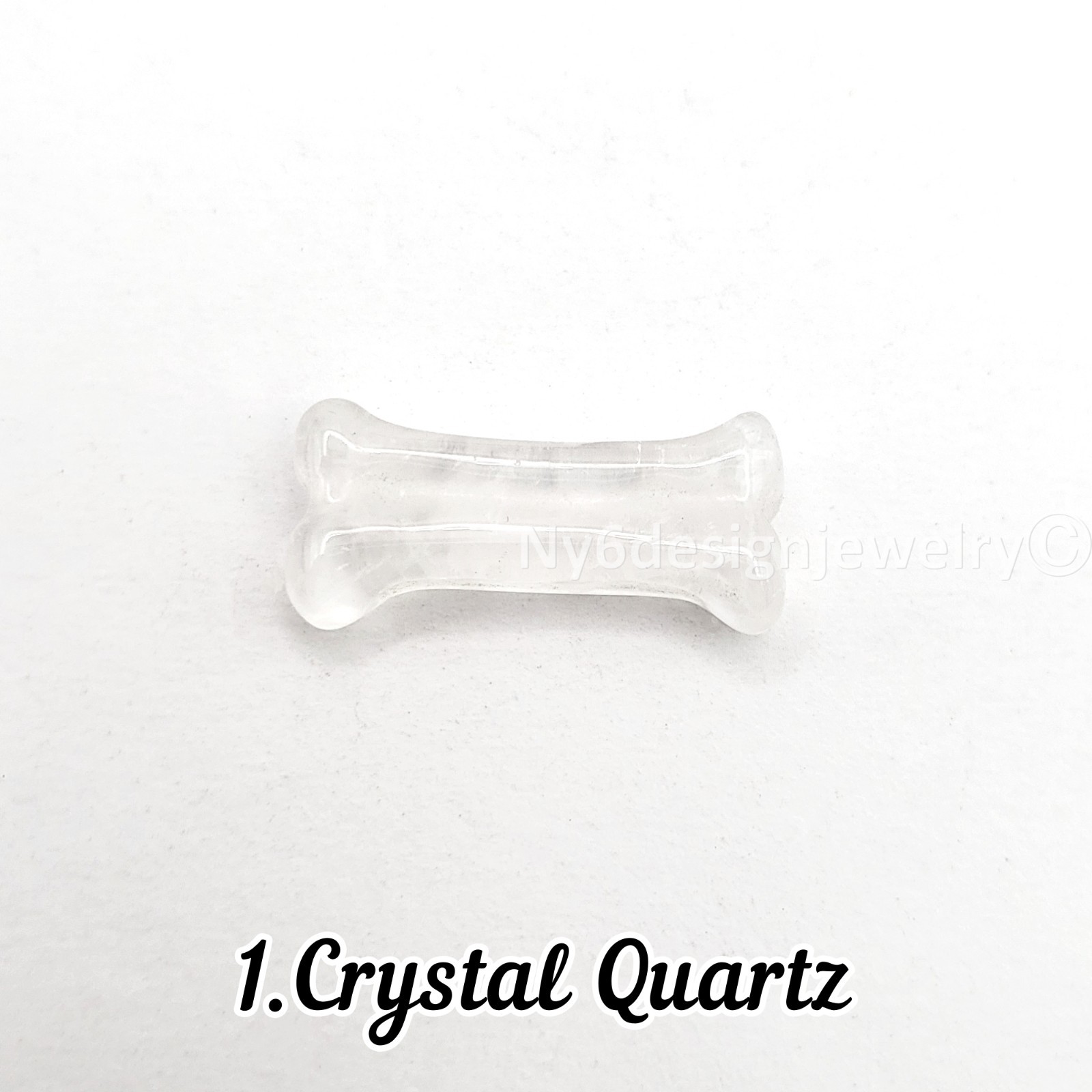 Bone shape Gemstone 32x15x8mm Natural Crystal Healing Stone 1pc Gemstone