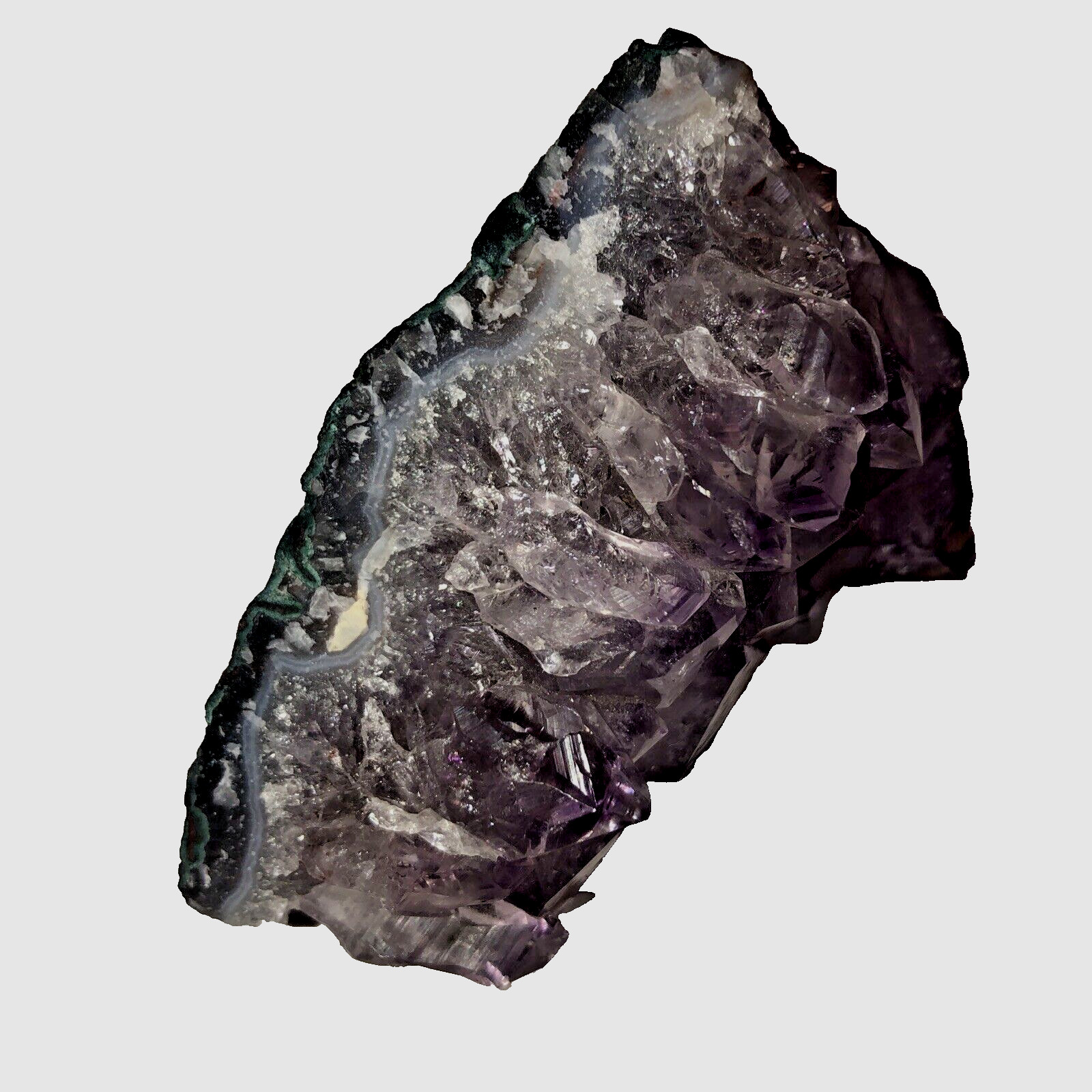 Natural Amethyst Quartz Crystal Cluster Rough Stone 251.3 Grams 88 x 76 x 45 mm