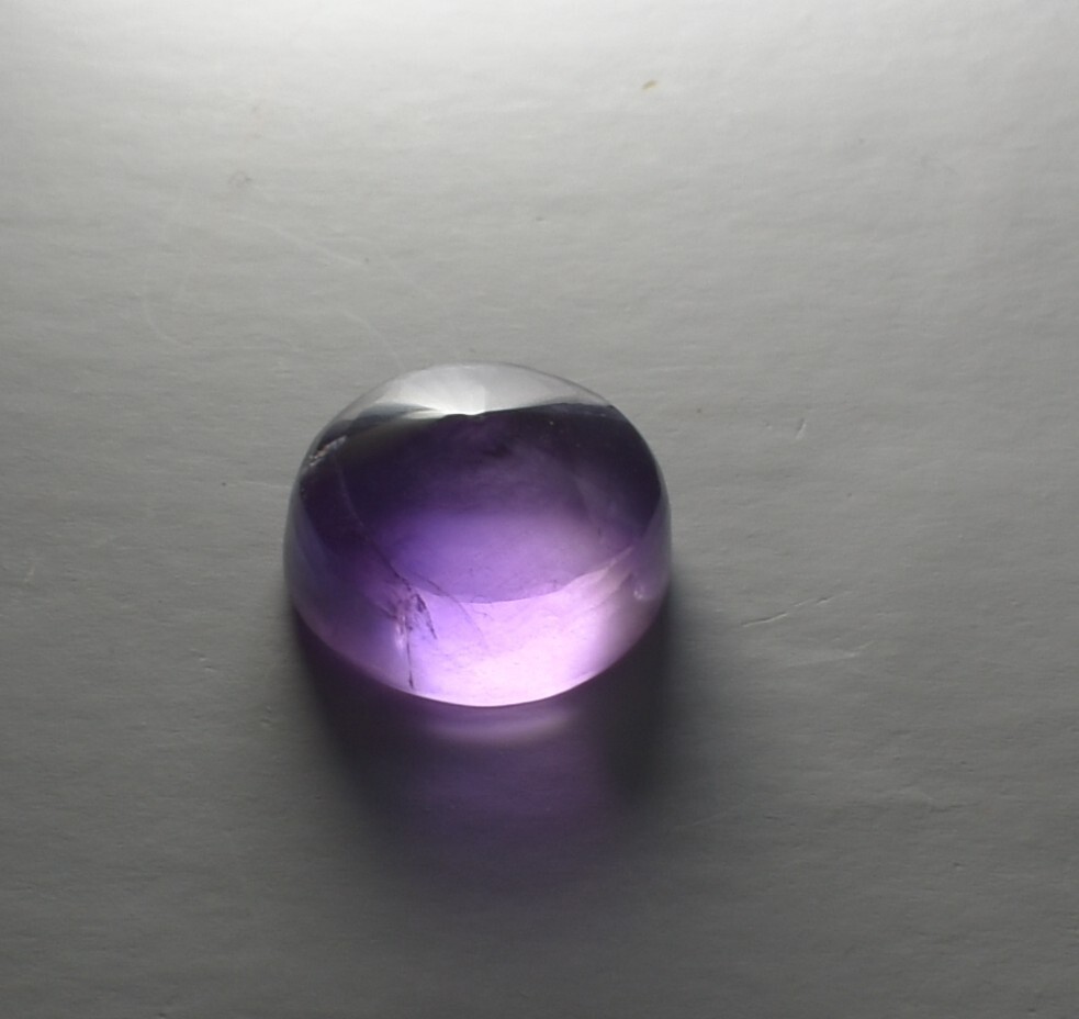 Natural Amythest Deep Purple North Carolina Gemstone Very Large Cabochon 25 CT
