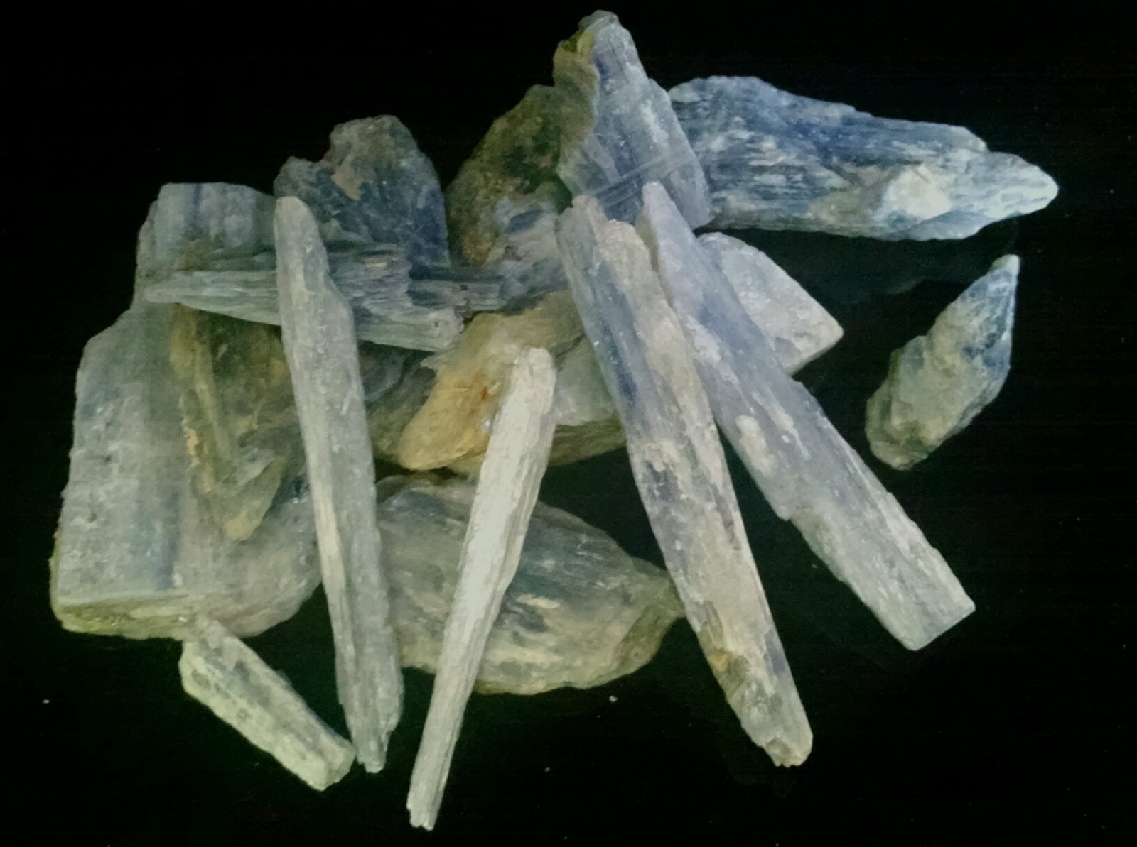 25g Natural Rough Kyanite Blue Blades Chunks Pieces Jewelry Making Crystals