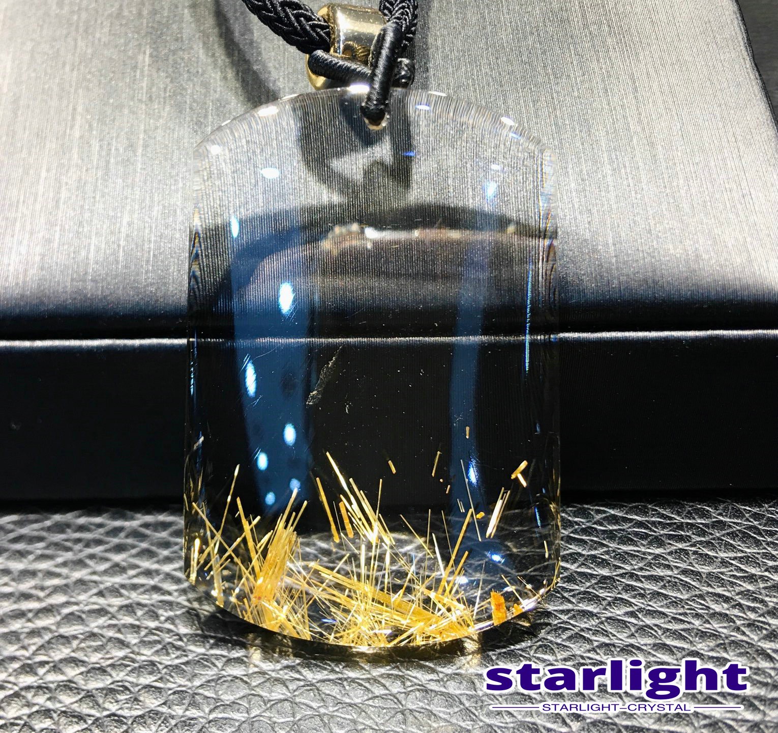 14G Natural Brazilian Titanium Crystal No Matter Brand Crystal Pendant