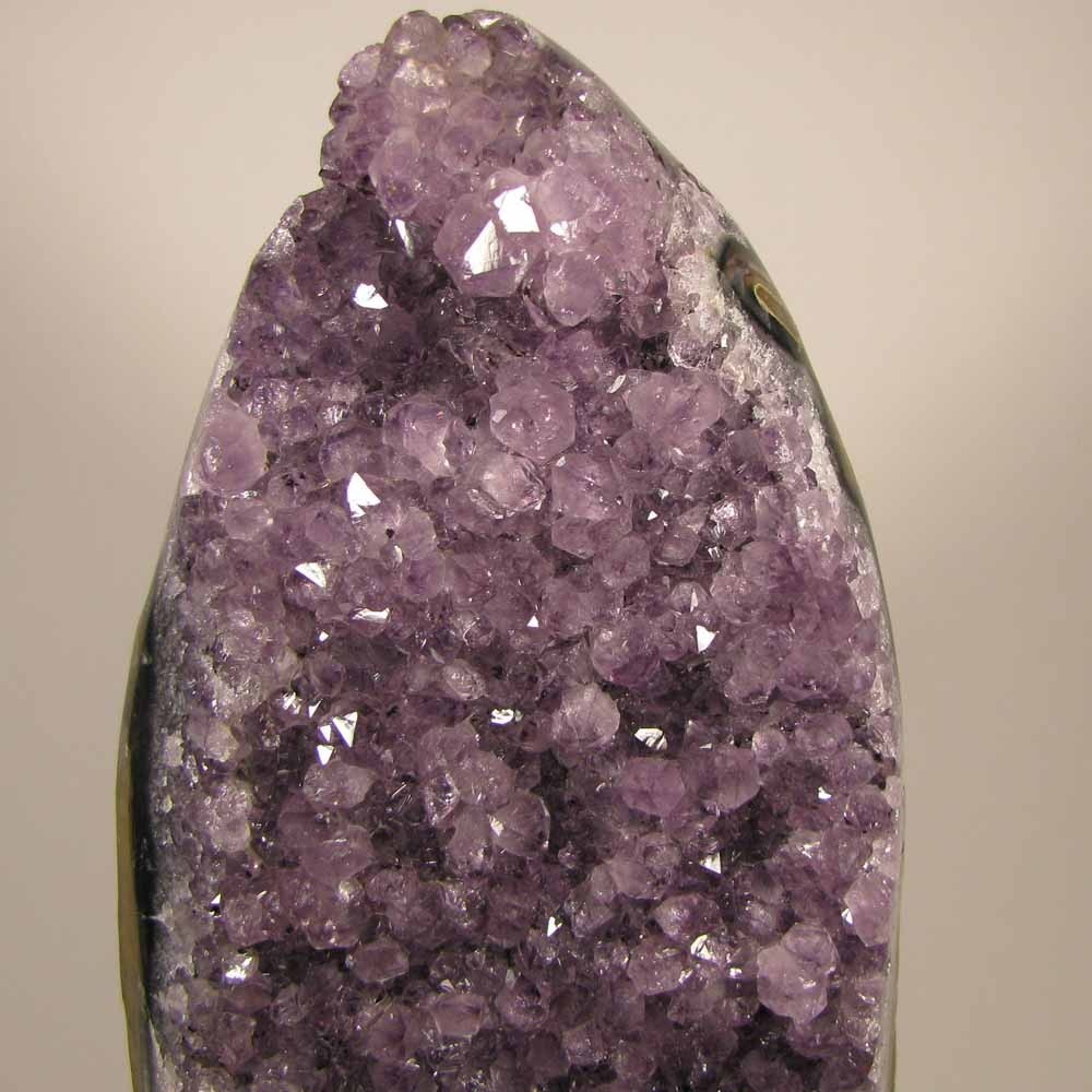 7.4″ Polished AMETHYST Crystals Cluster Freeform Standup – Uruguay – 4.8 lbs.