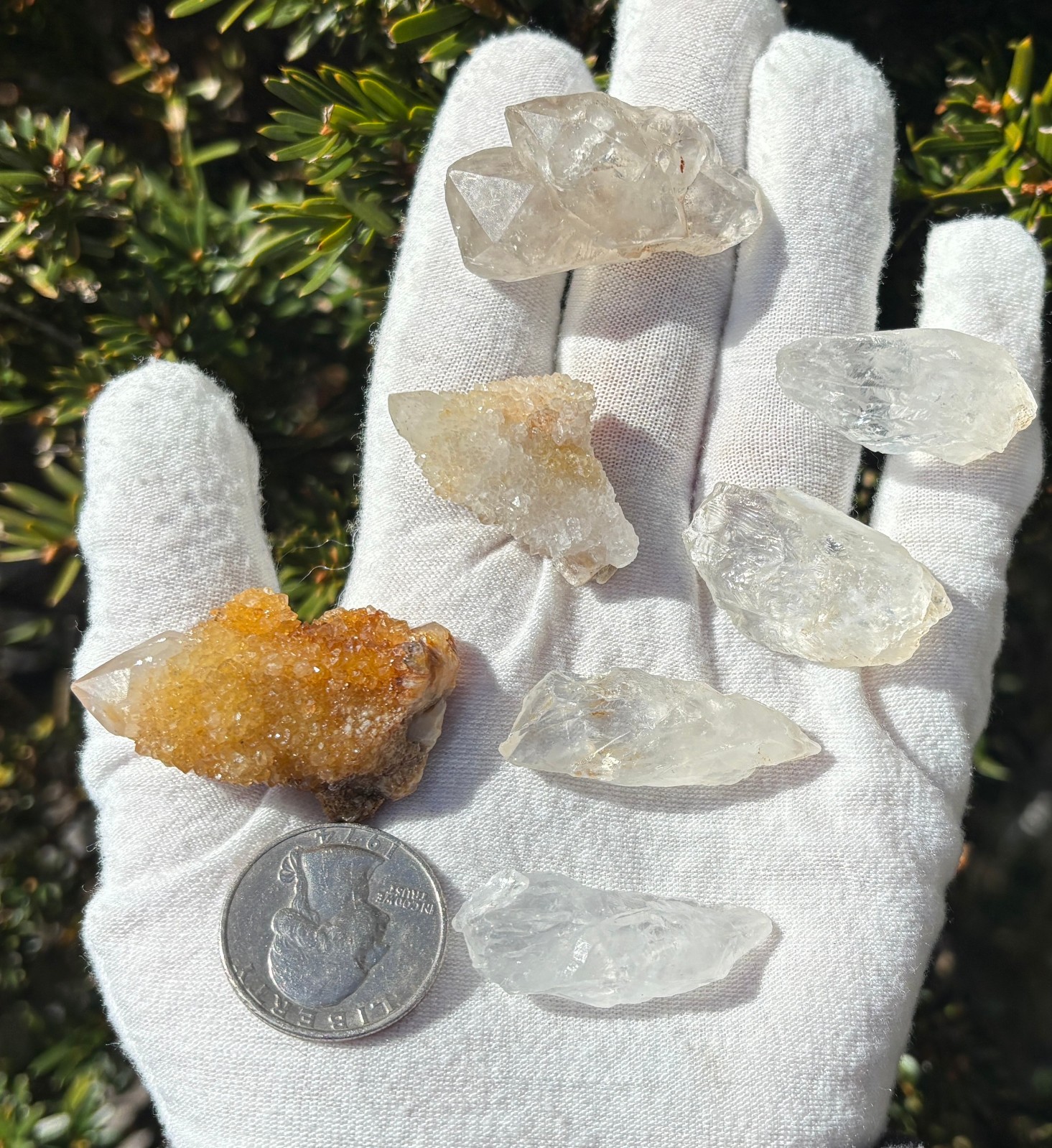 USA SALE 66g LOT AZEZTULITE/SPIRIT QUARTZ/GOLDEN HEALER SPIRIT/ELESTIAL/FAIRY