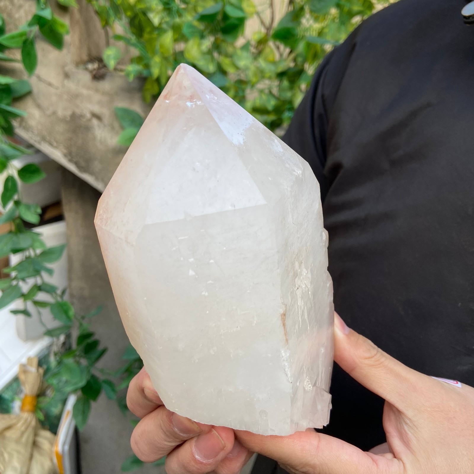 3.5lb Natural Clear White Quartz Crystal point Rough Healing Specimen