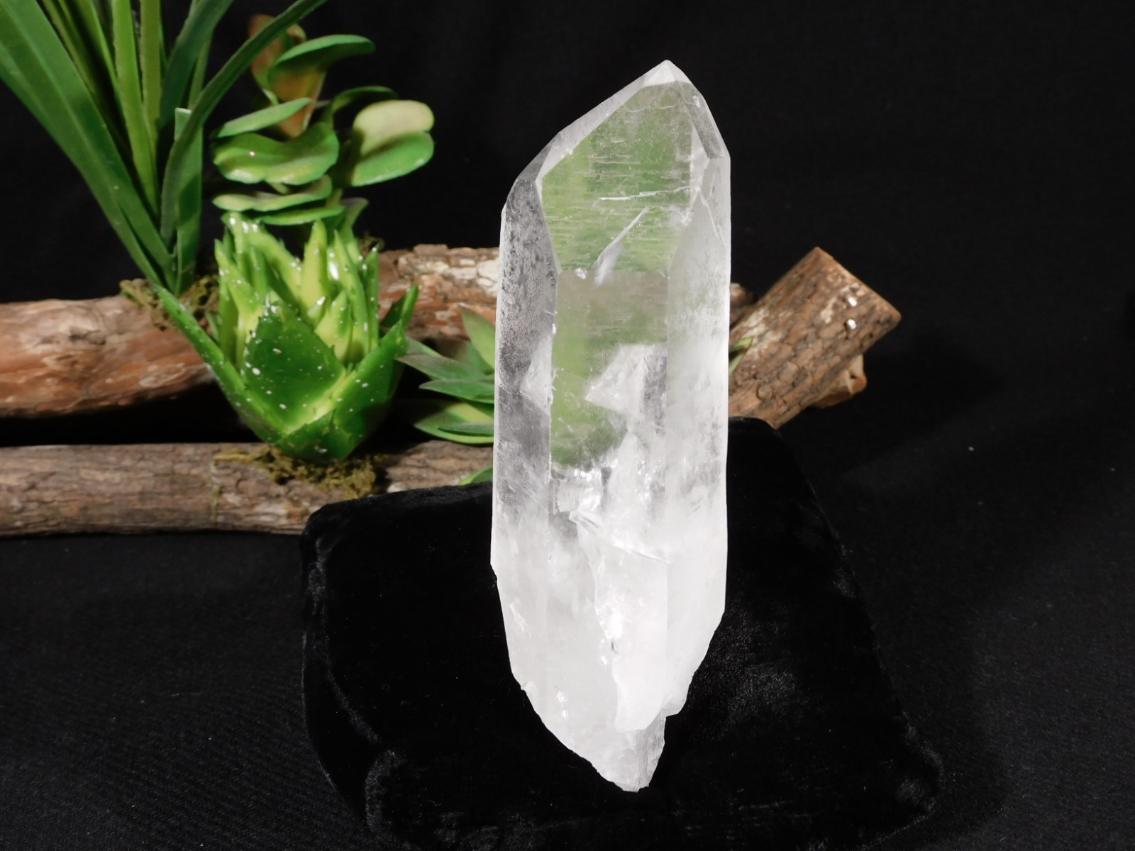 Larger! Semi TRANSLUCENT Quartz Crystal with RAINBOWS From Brazil 236gr
