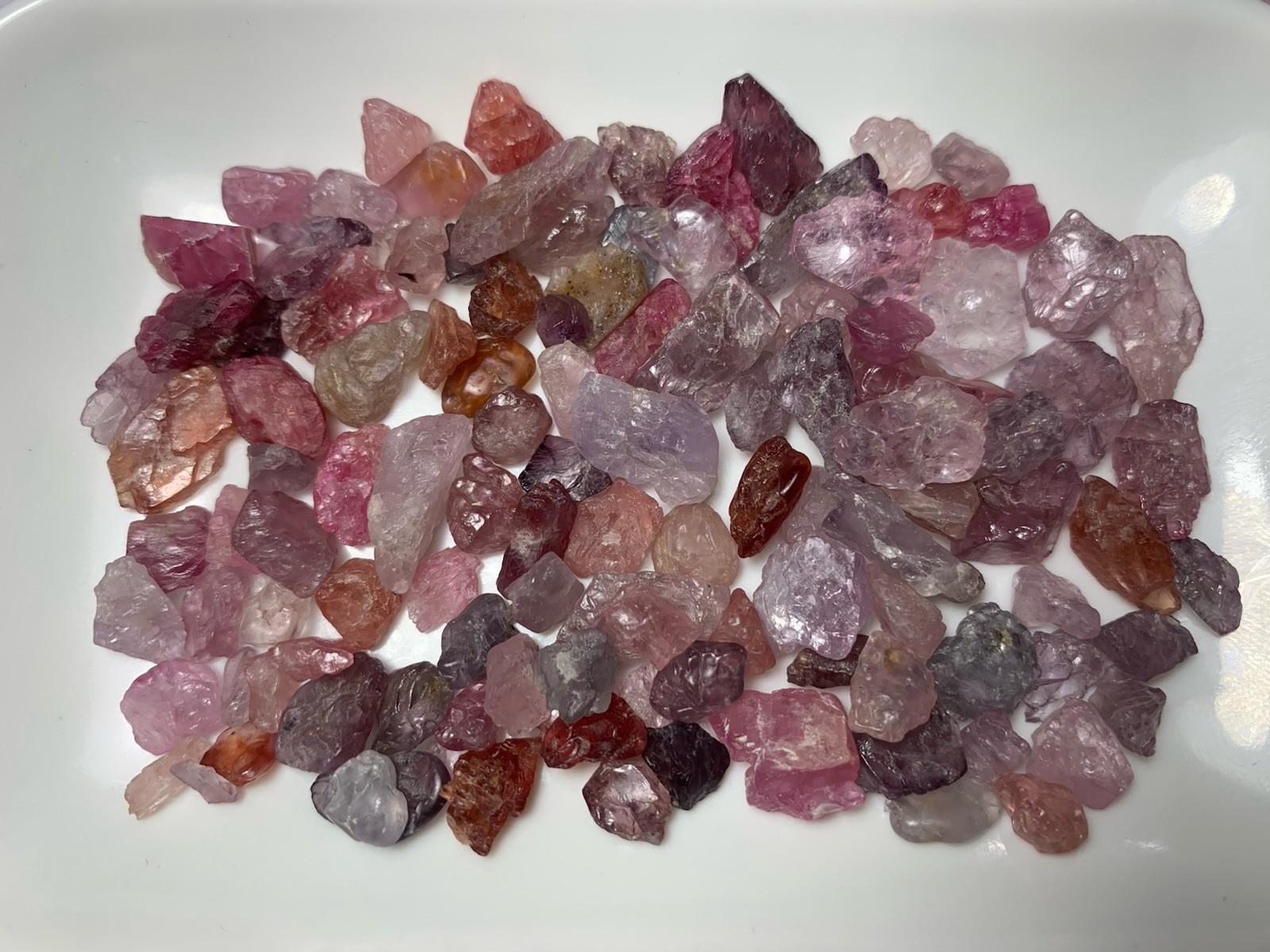 300Ct Beautiful Natural Mix Color Spinel Rough From Burma