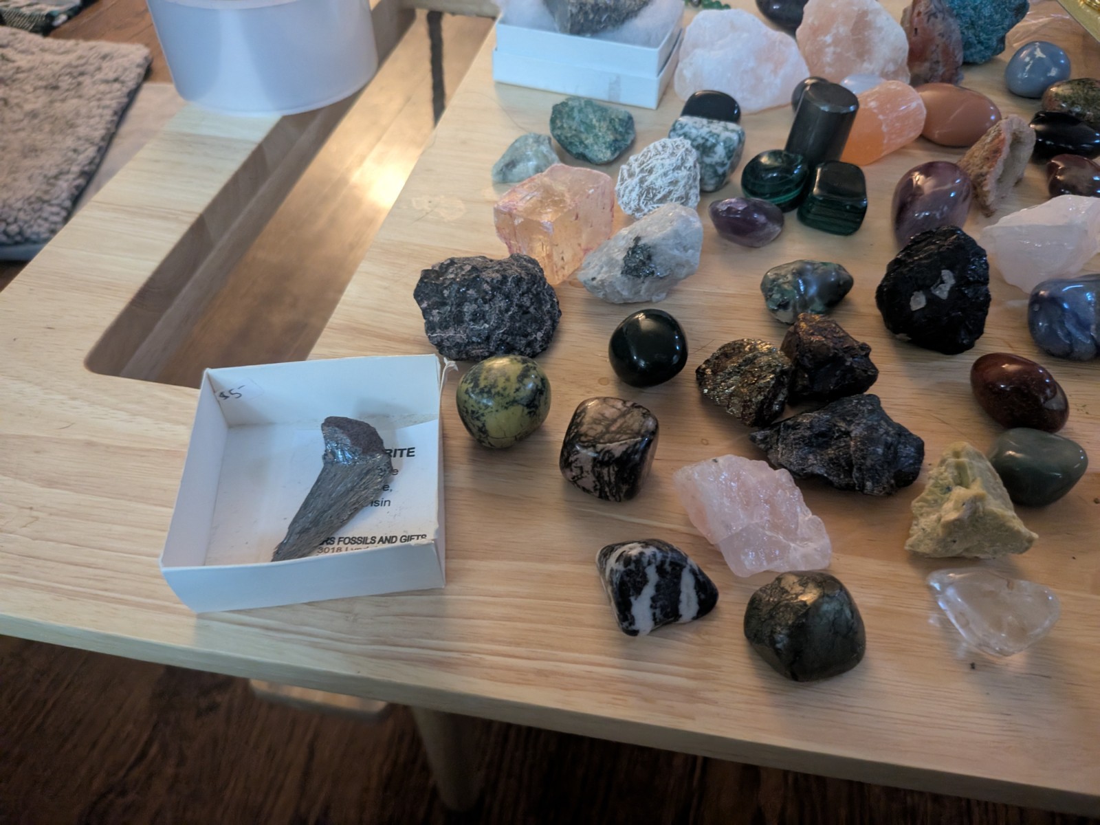 Mixed Mineral & Crystal Lot w/ Tumbled Stones, Points, Clusters