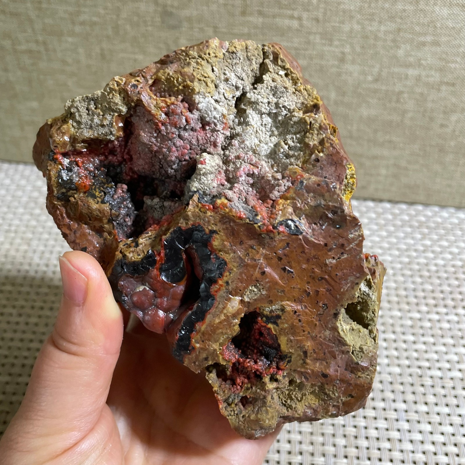 587g Raw Carnelian Stone Rough Red Gemstone Mineral Specimen