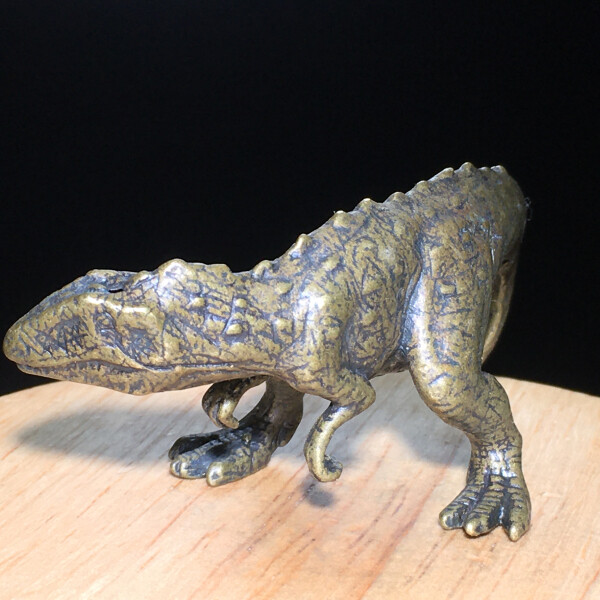 70g Ancient Chinese Handcrafted.Brass Exquisite.Perfect Dinosaur sculpture.gift