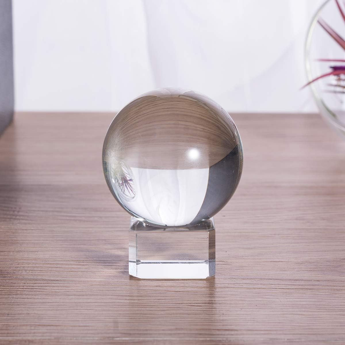 Pristine K9 Crystal Ball Fengshui Healing Meditation Home Office Decor 40mm S…