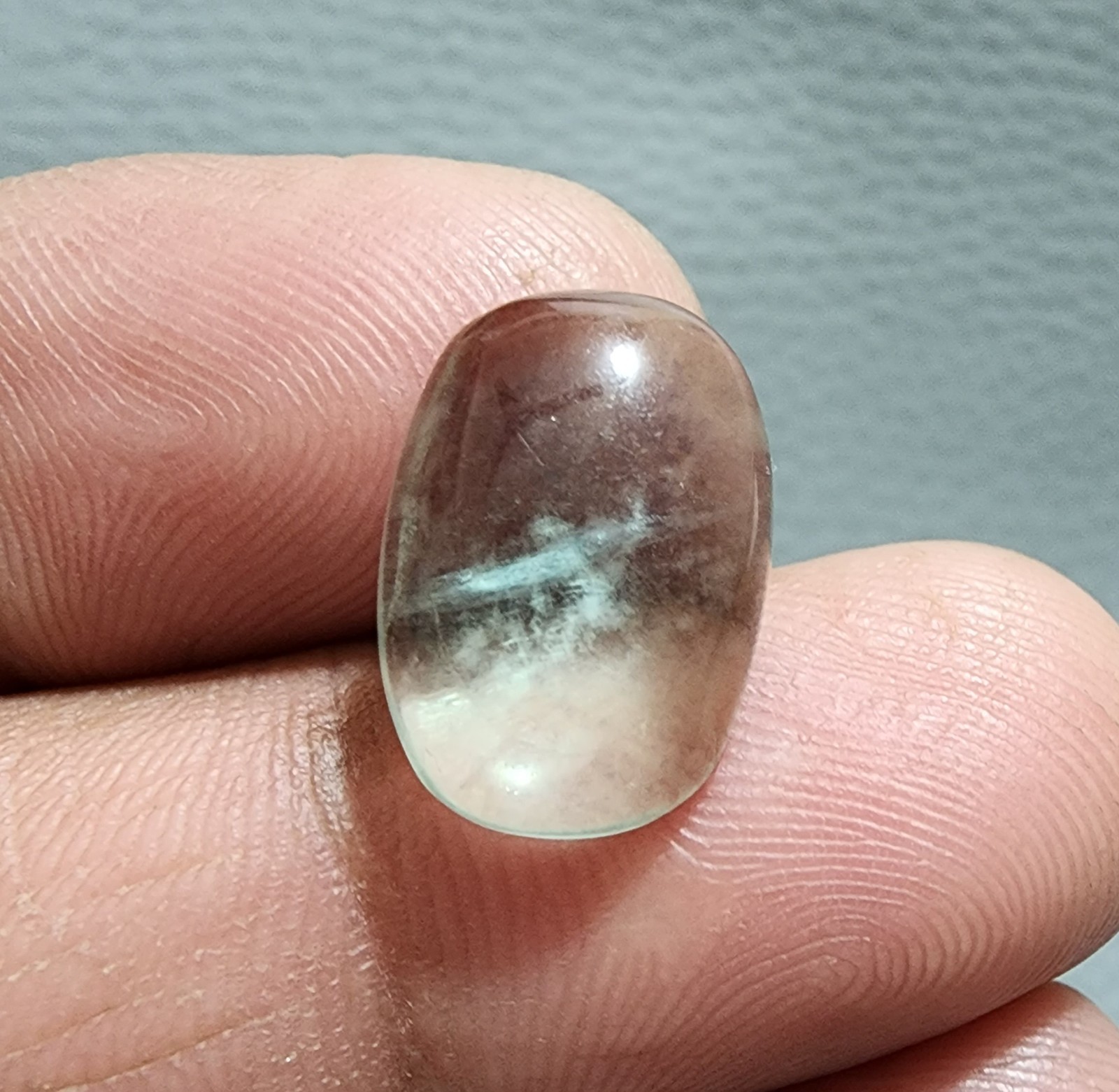 17.10ct AAA+ Quality Green Fluorite Oval Cabochon – Premium Natural Gemstone