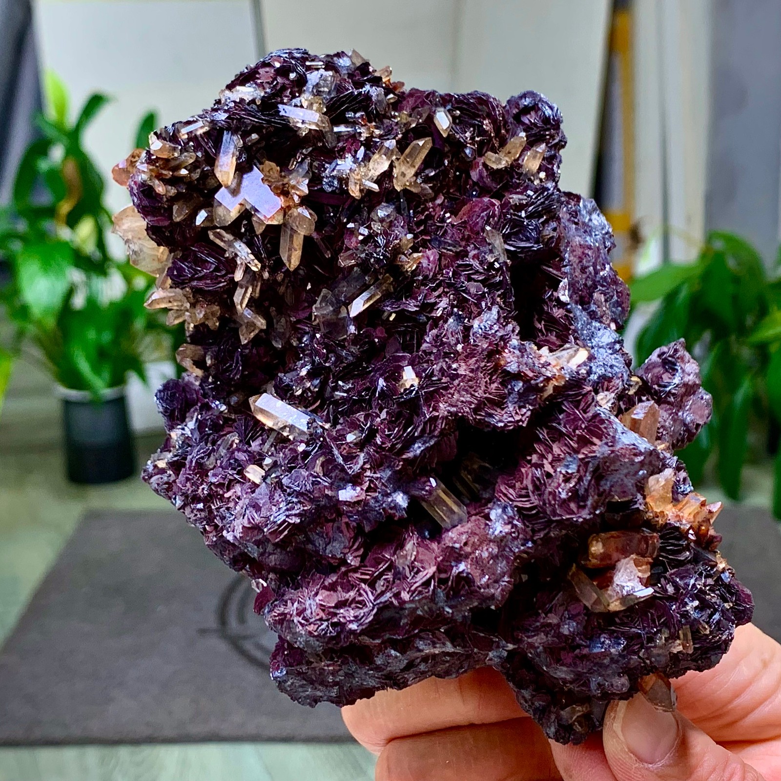 3.5LB Natural Crystal Specularite Hematite Specular Iron Quartz Mica Collectors