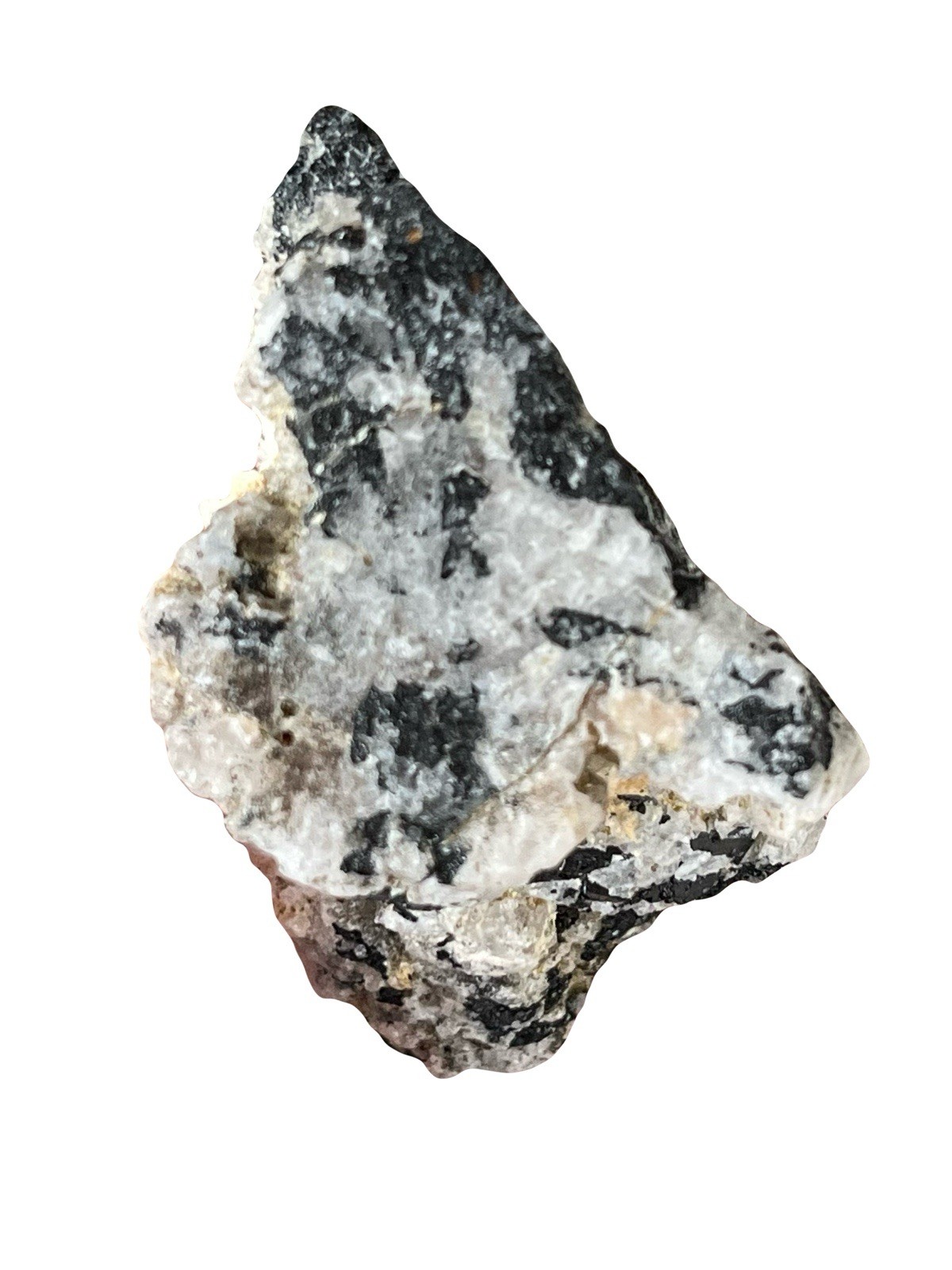 Black Tourmaline, Red Garnets And Quartz. Crystals Gemstones Rocks Minerals