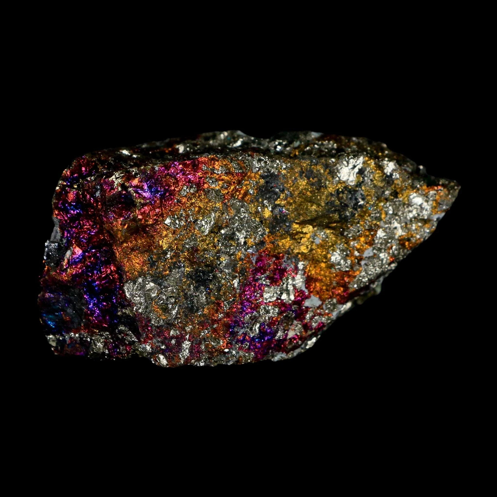 2.7″ Chalcopyrite Bornite Brilliant Multicolored Peacock Ore Chihuahua Mexico