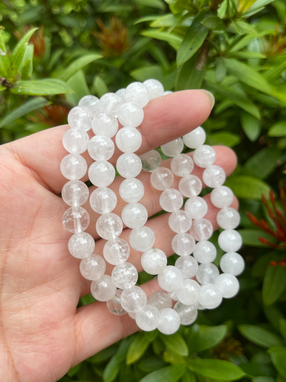 Grade A++ Clear Quartz Crystal Bead Bracelet 8mm, Genuine Gemstone,Wholesale Lot
