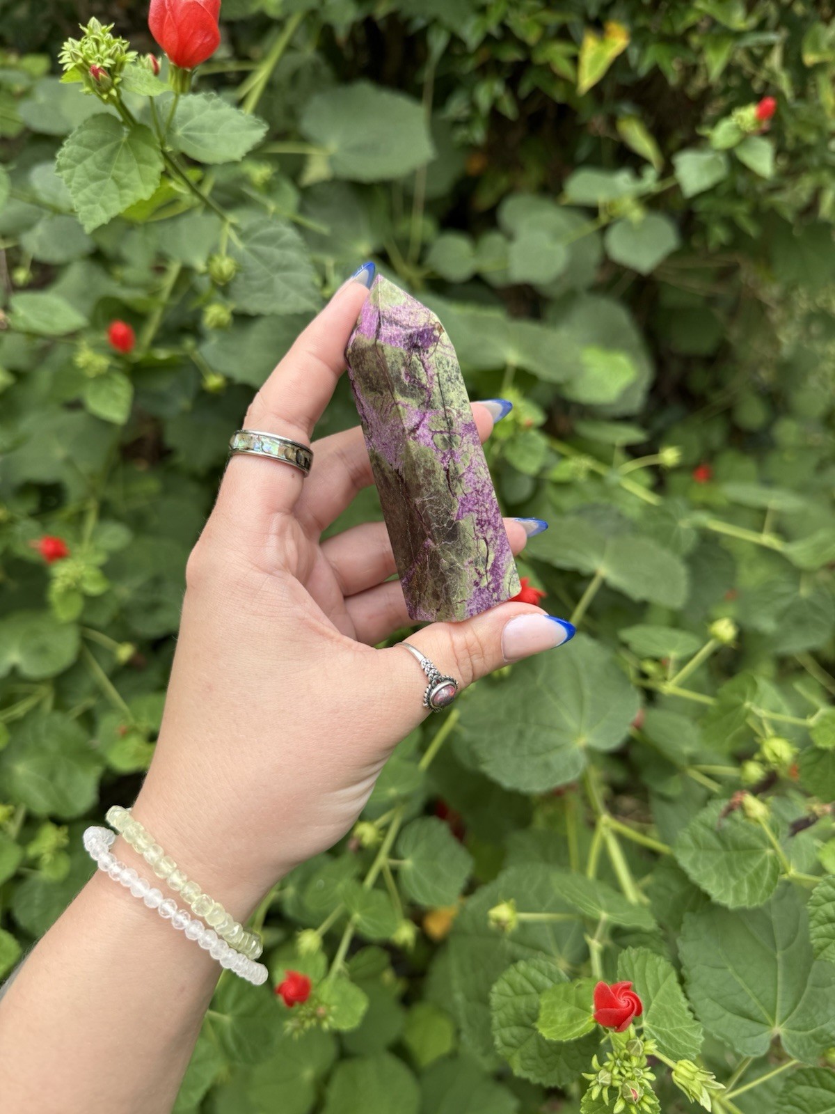 Atlantisite Points | Crystal Towers, Stichtite, Intuitively Chosen