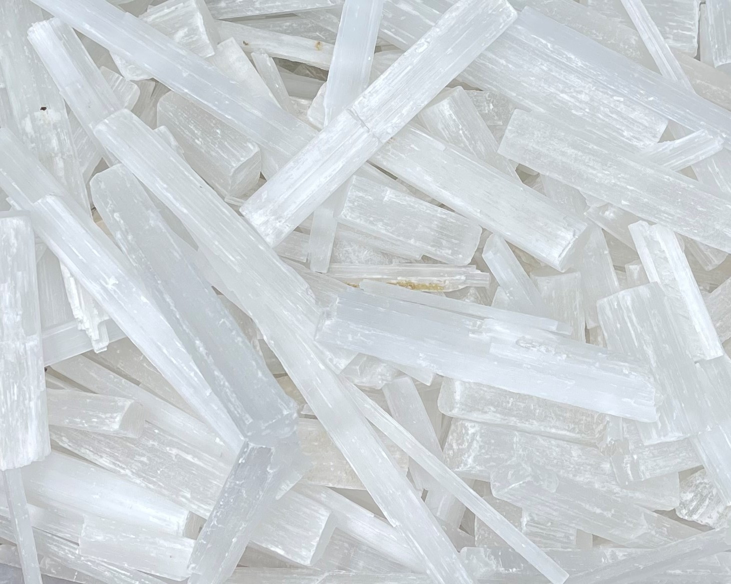 Selenite Sticks & Pieces Mixed Sizes, BULK CLEARANCE LOTS: Choose oz or lbs