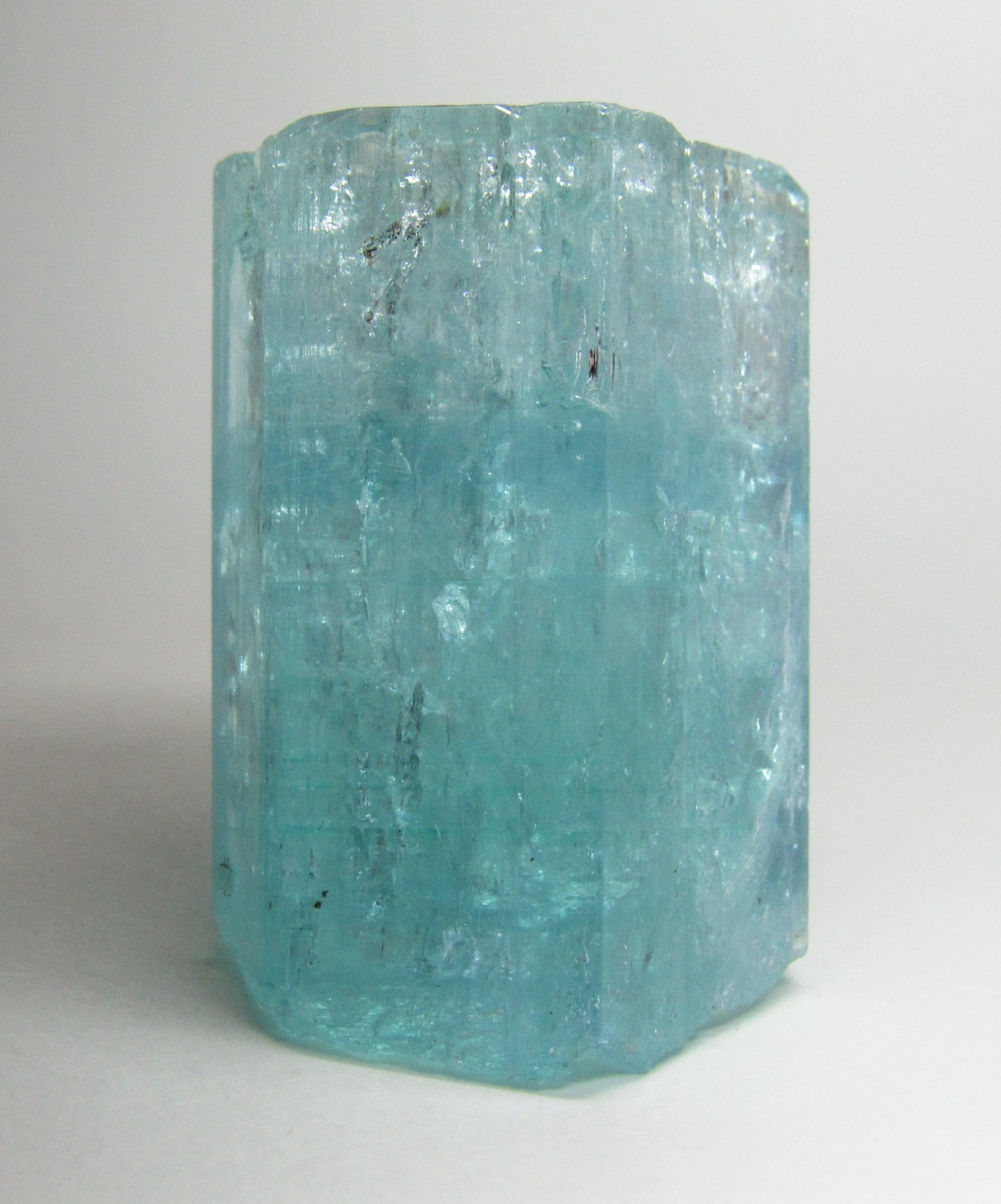 MESMERIZING IRIDESCENT AQUA BAND AQUAMARINE BERYL CRYSTAL!!! NIGERIA NEW FIND