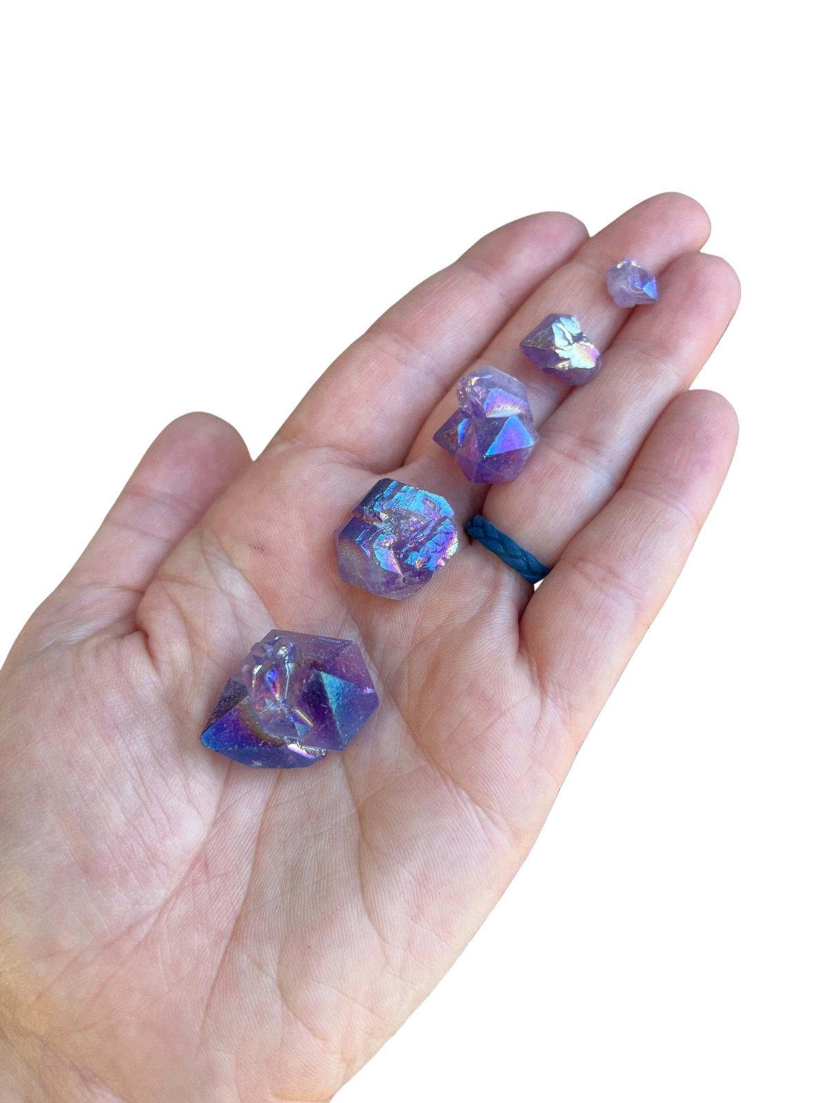 Angel Aura Amethyst Crystal Cluster Small by New Moon Beginnings