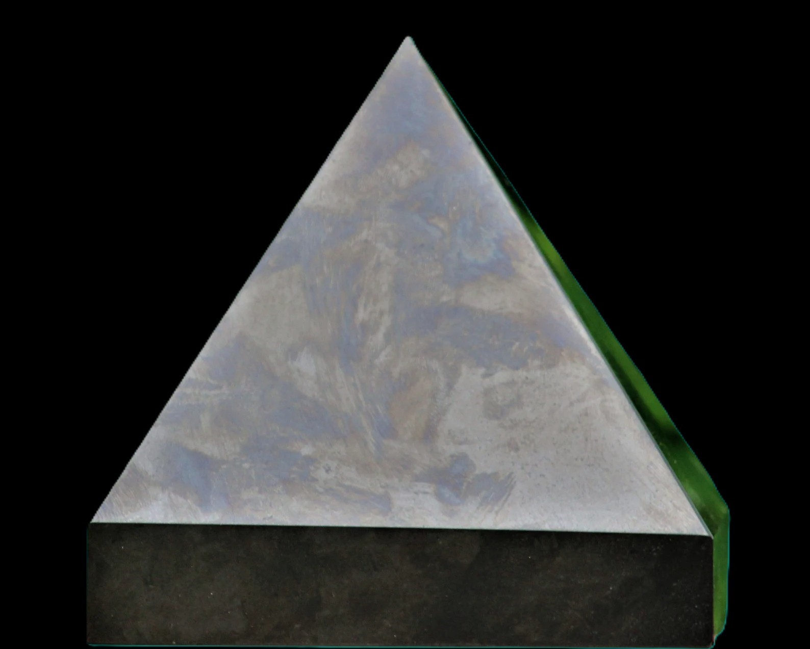 110MM Large Black Tourmaline Crystal Egyptian Pyramid, Reiki Healing Charged