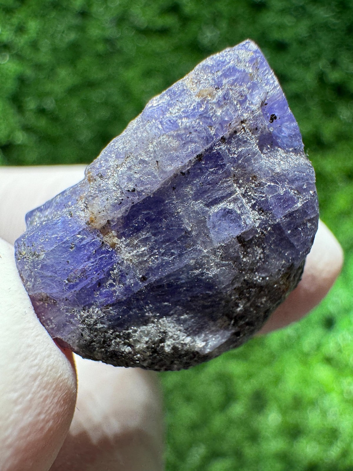 TANZANITE Crystal with COLOR CHANGE under / N661