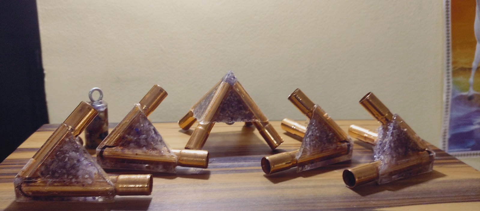 12mm Copper Orgonite Giza Pyramid Connector Kit – Cosmic Series – Without Pipe