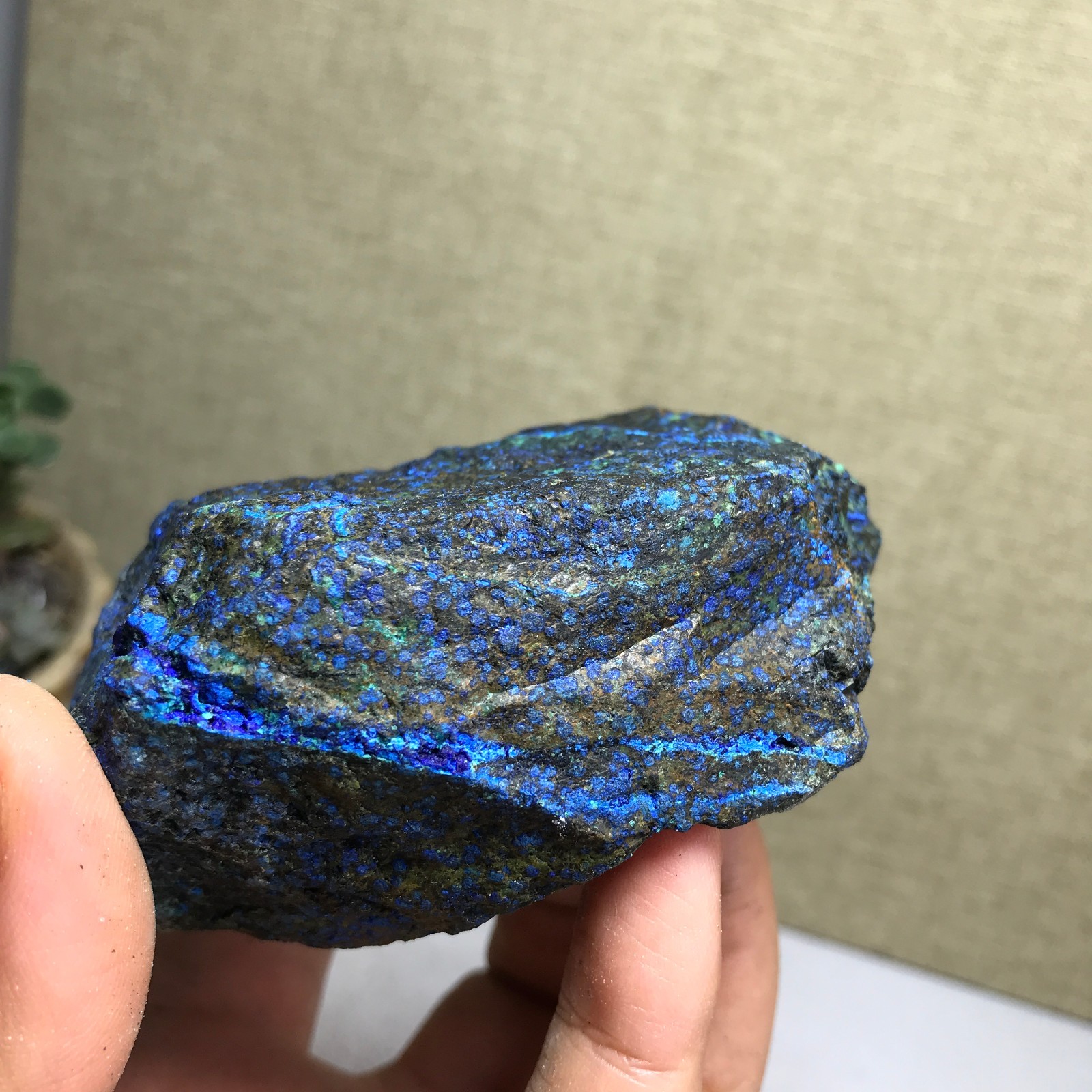 267g Natural Azurite Malachite gemstone Rough original Crystal Specimen A4869