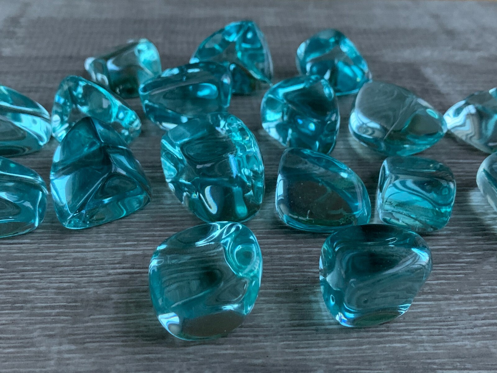Blue Aqua Obsidian, Green Obsidian & Yellow Obsidian Tumbled Stone, Pick a Color