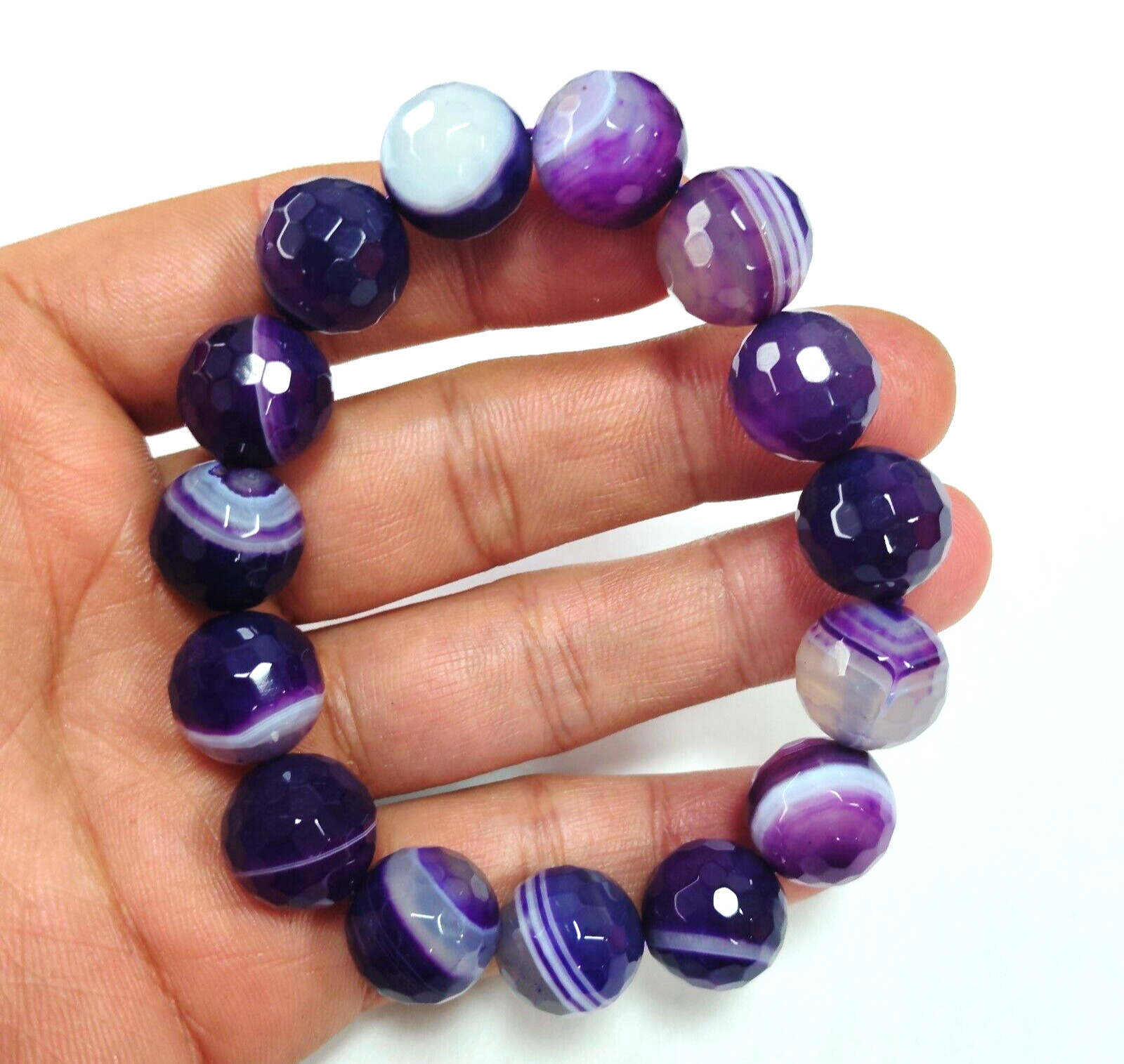 14mm 1pcs Natural Color Gobi Agate Eyes Agate/stone Madagascar Beads Bracelet