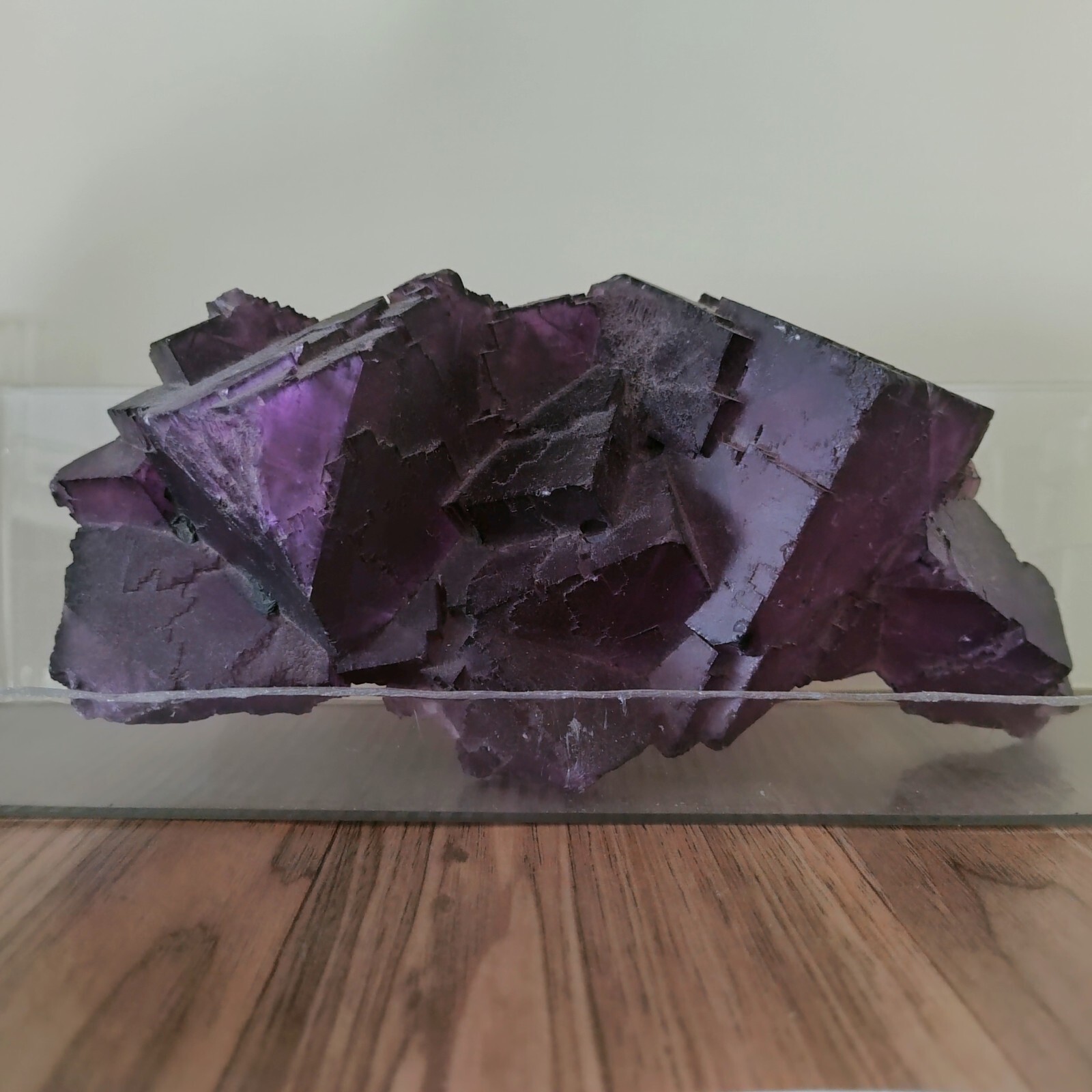 Fluorite Crystal 2.4kg Museum Quality Eye Clean Big Natural Gemstone Specimen