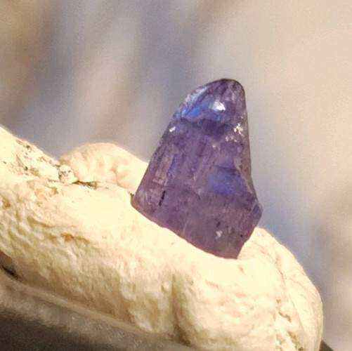 14ct Natural Unheated Tanzanite Crystal Thumbnail Specimen – Merelani, Tanzania
