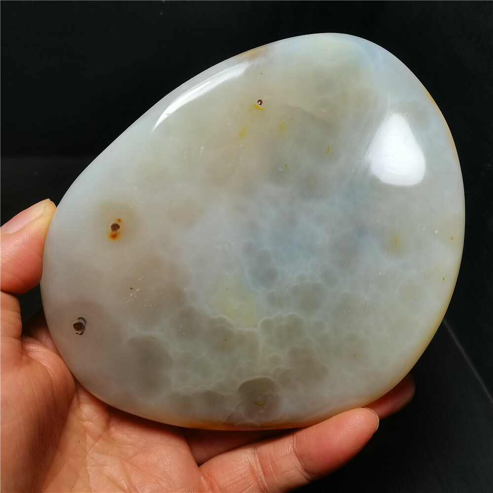 TOP 384 G Natural Polished Aquatic Plants Agate Crystal Madagascar BY384