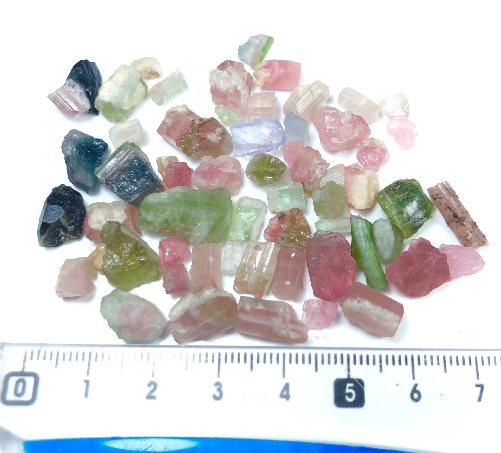 111 crt Beautiful mix color Natural Tourmaline lot From Afghanistan|