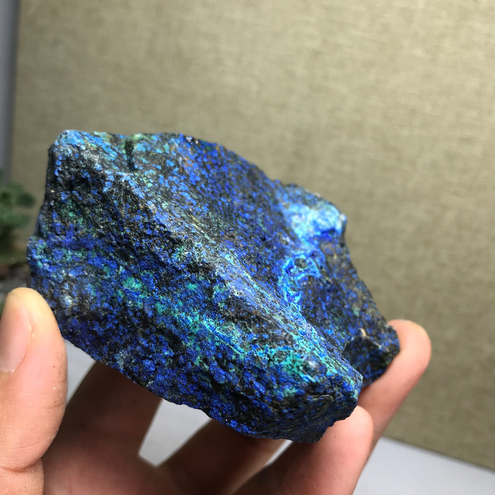 267g Natural Azurite Malachite gemstone Rough original Crystal Specimen A4869