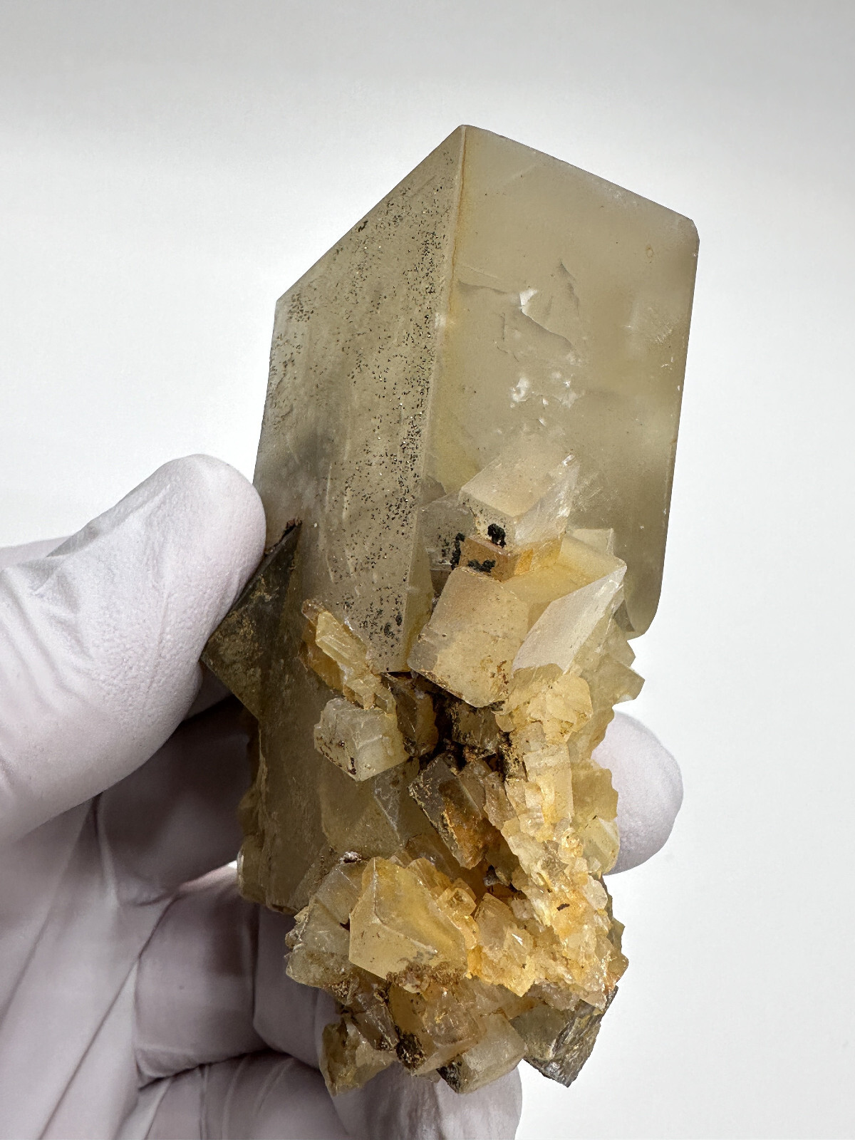 New Find__Large Very Rare Phantom Barite Crystal Specimen___Linwood Mine, Iowa
