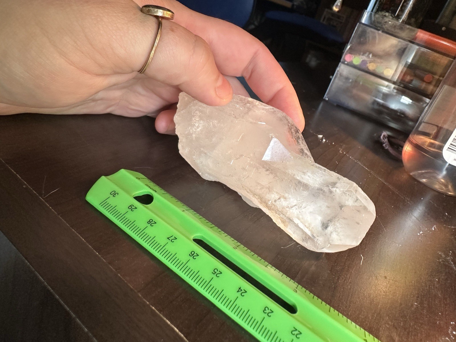 Clear/White Quartz Natural Point Crystal Specimen Rough Mineral