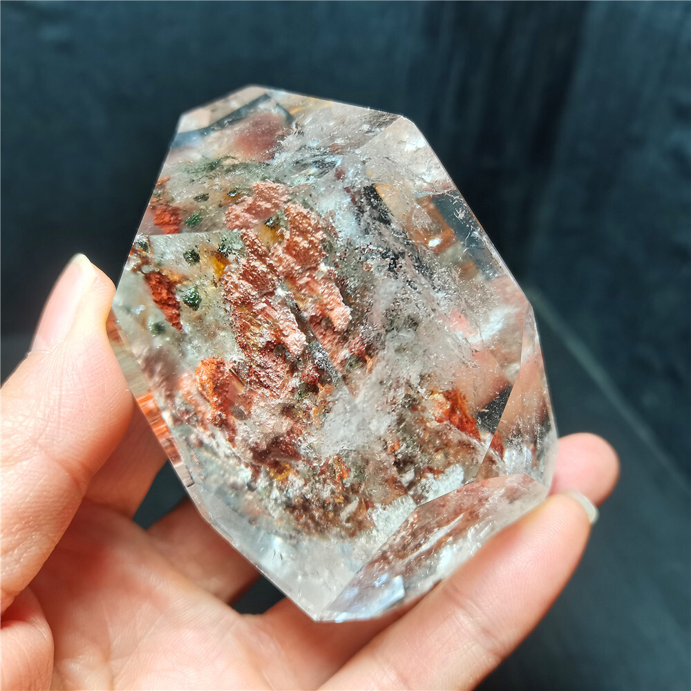 Rare Natural Garden Phantom Quartz Scenic Quartz Energy Crystal Healing CY48