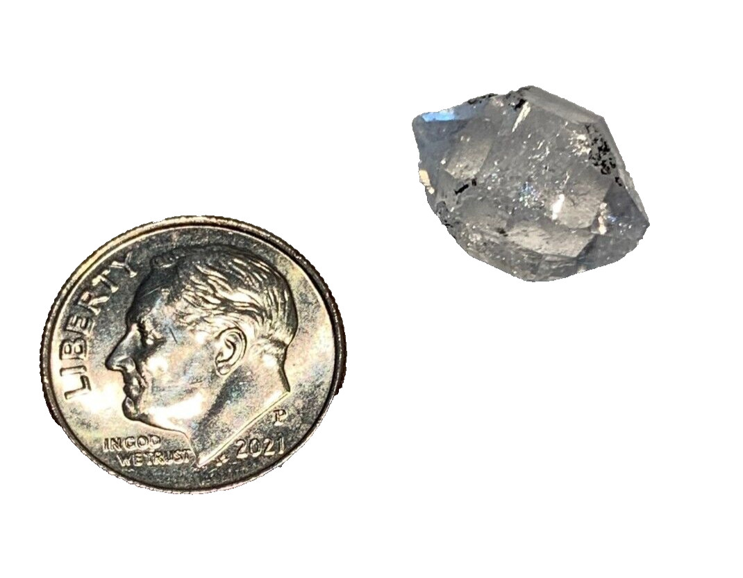 Genuine Natural Herkimer Diamond Clear Quartz 16 x 11 mm. 8 Ct. Item # 2