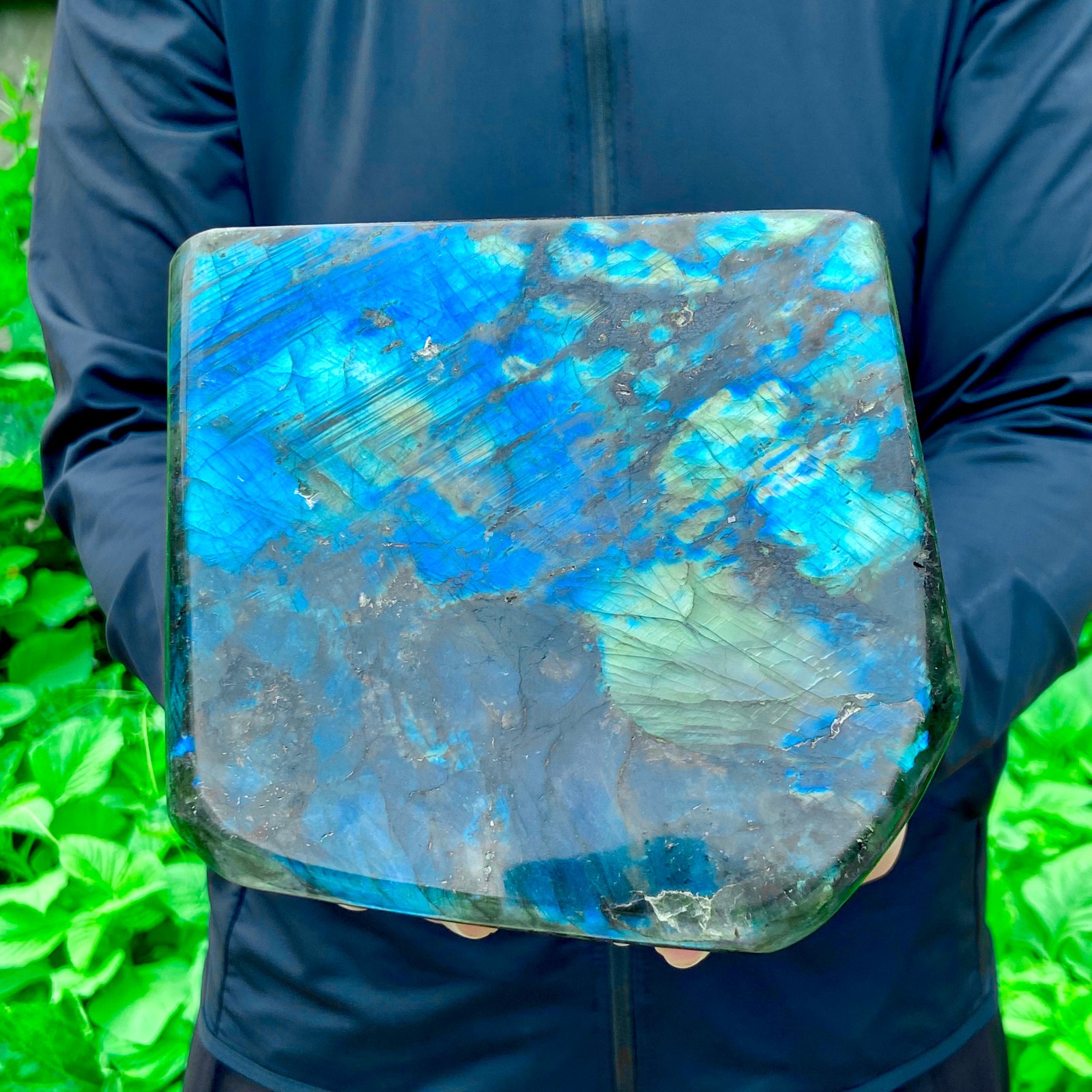 6.2LB Natural Gorgeous Labradorite QuartzCrystal Stone Specimen Healing