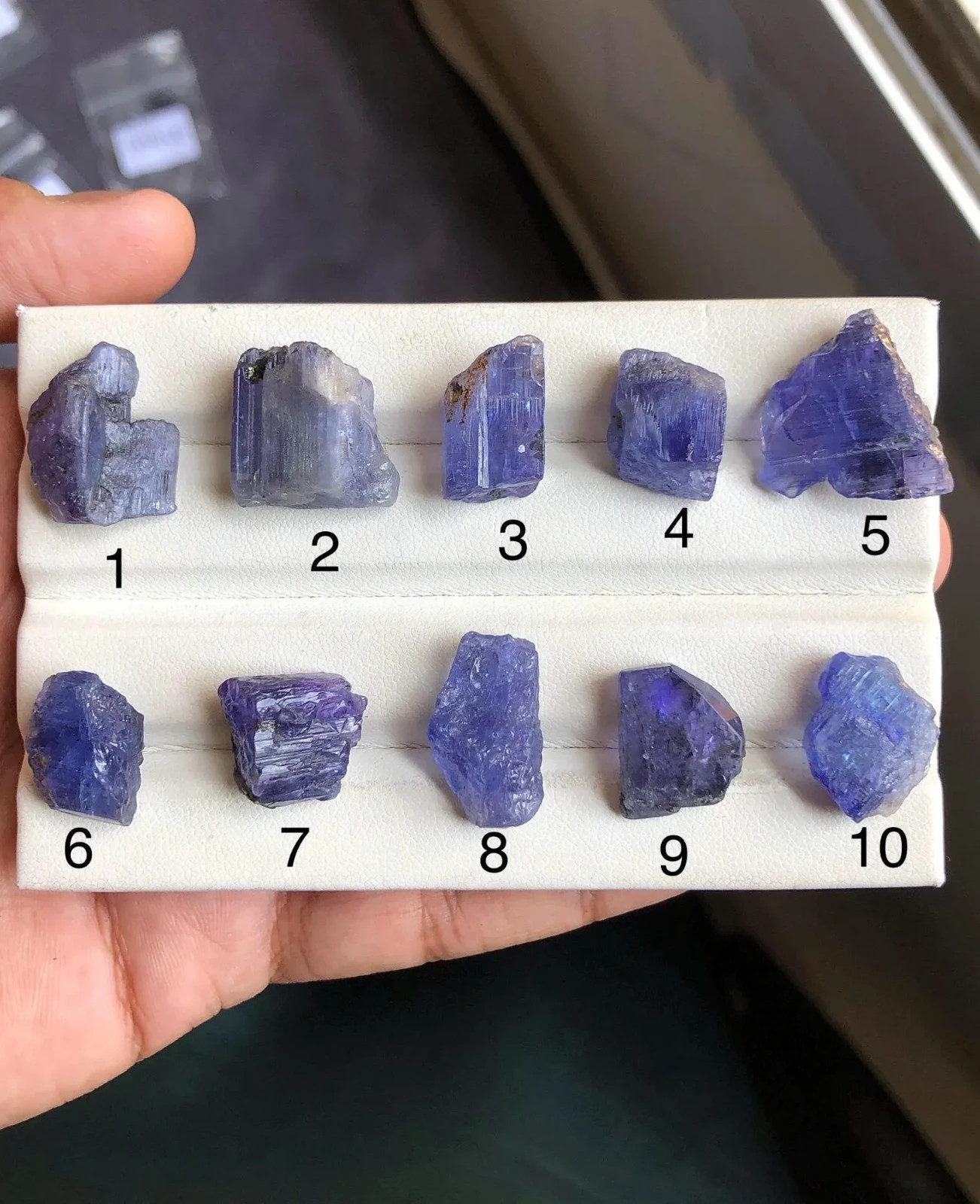 AAA Blue Tanzanite Rough, Natural Specimen Tanzanite Raw,Gemstone Minerals,Tz#42
