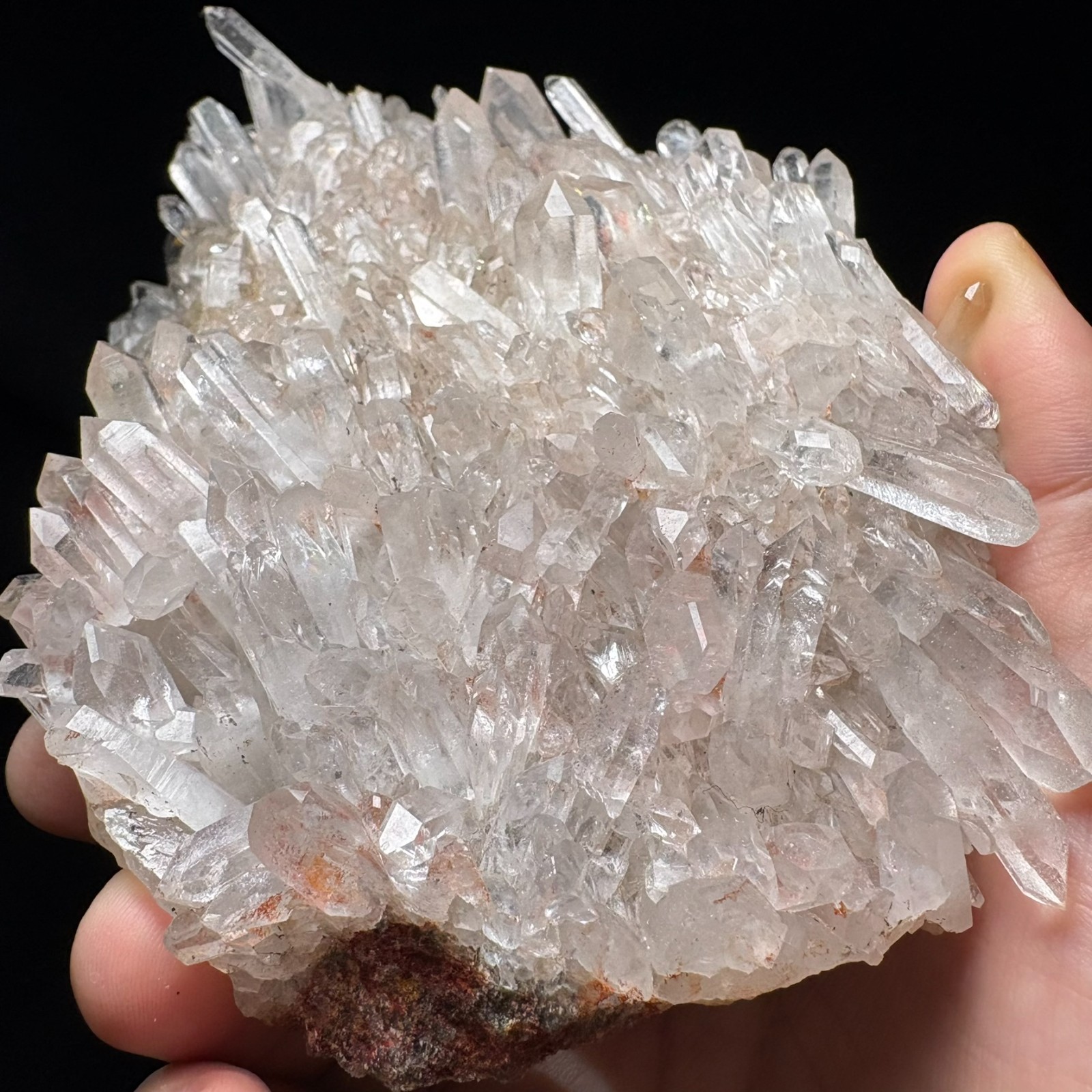 Natural Clear Quartz Cluster Specimen Raw Mineral Crystal Healing Energy Clarity