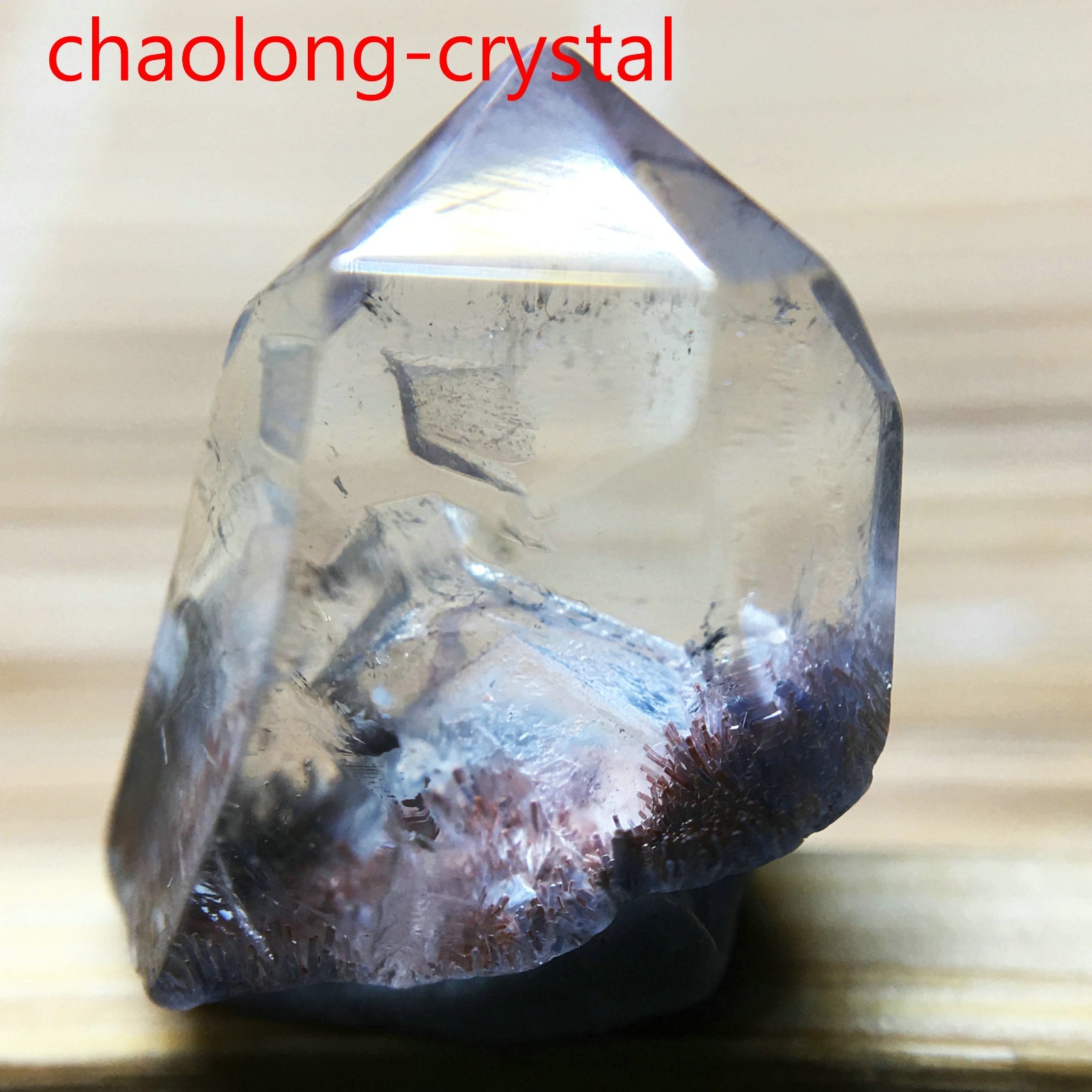 5.2Ct Very Rare NATURAL Beautiful Blue Dumortierite Quartz Crystal Specimen 211