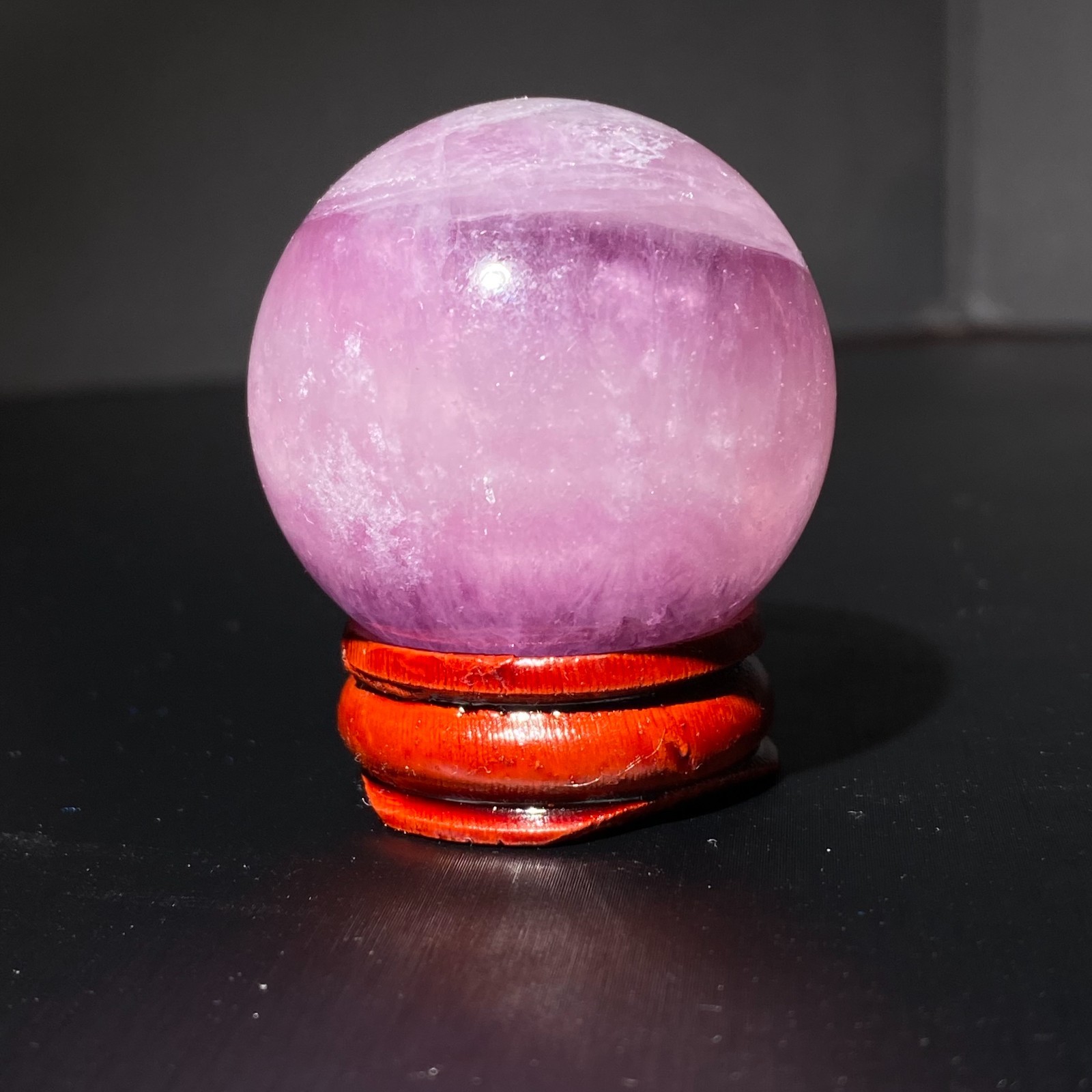 100g Natural Fluorite Crystal Ball Sphere Polished Mineral Energy Healing Reiki
