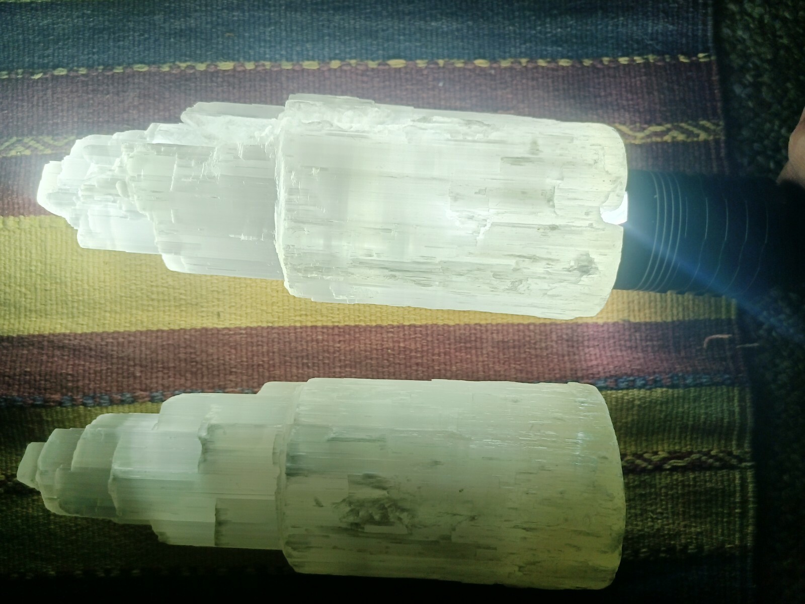 One Selenite crystal tower diy lam. 9 to 9.5″ up to 5.5 pounds