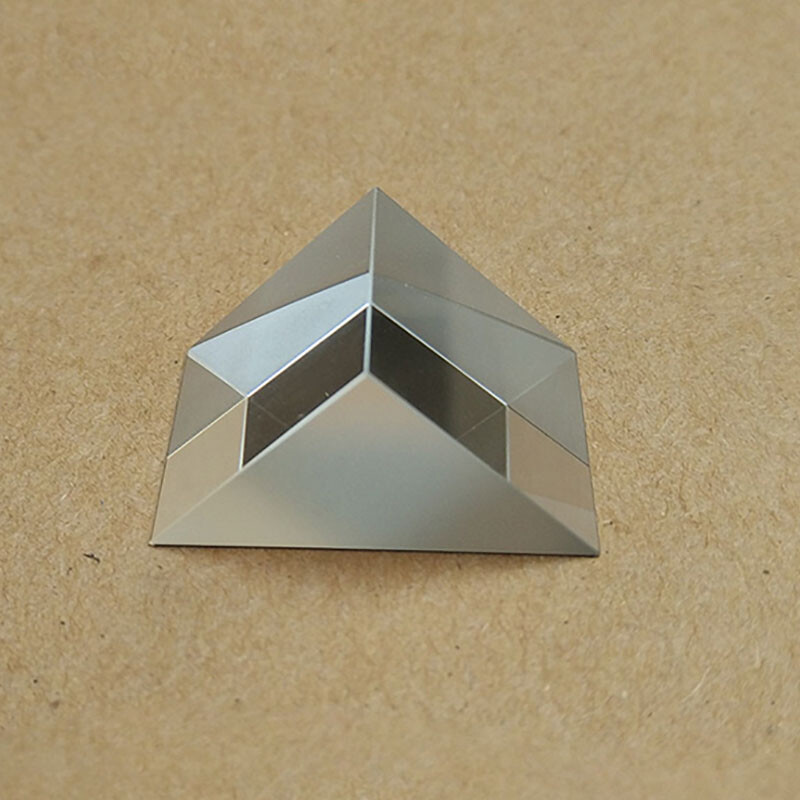 50x50x50mm K9 Optical Glass Right Angle Prism For Optical Experiment 1pc
